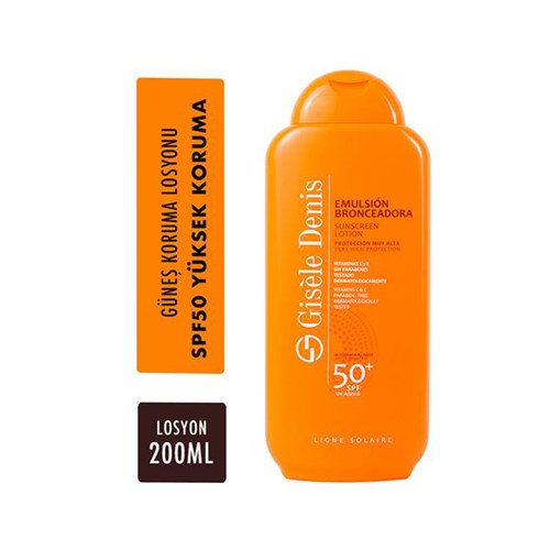 Gisele Denis Güneş Koruma Losyonu Spf 50 200 ml 