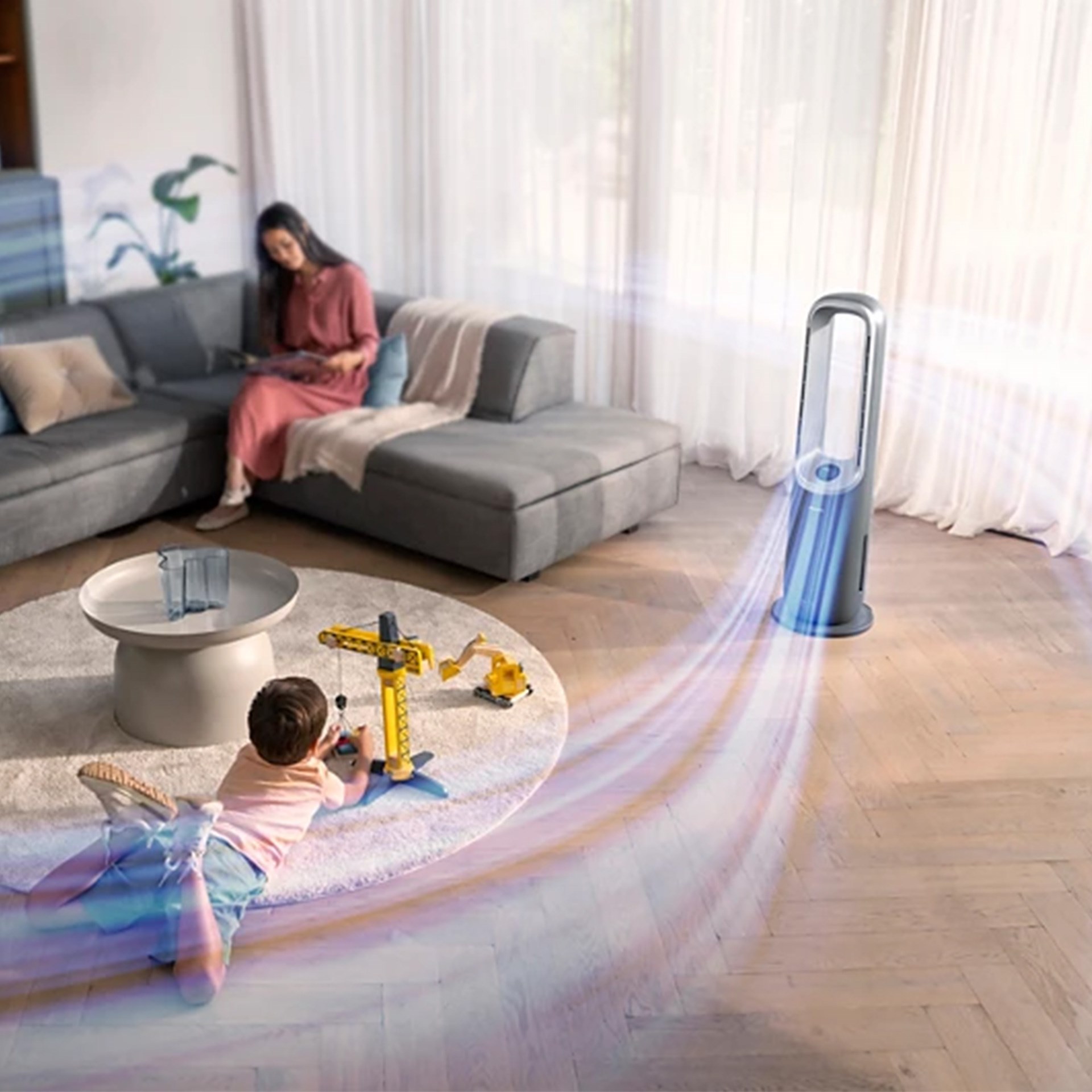 Philips AMF870/15 Air Performer 3ü 1 arada Hava Temizleyici - Fan ve Isıtıcı