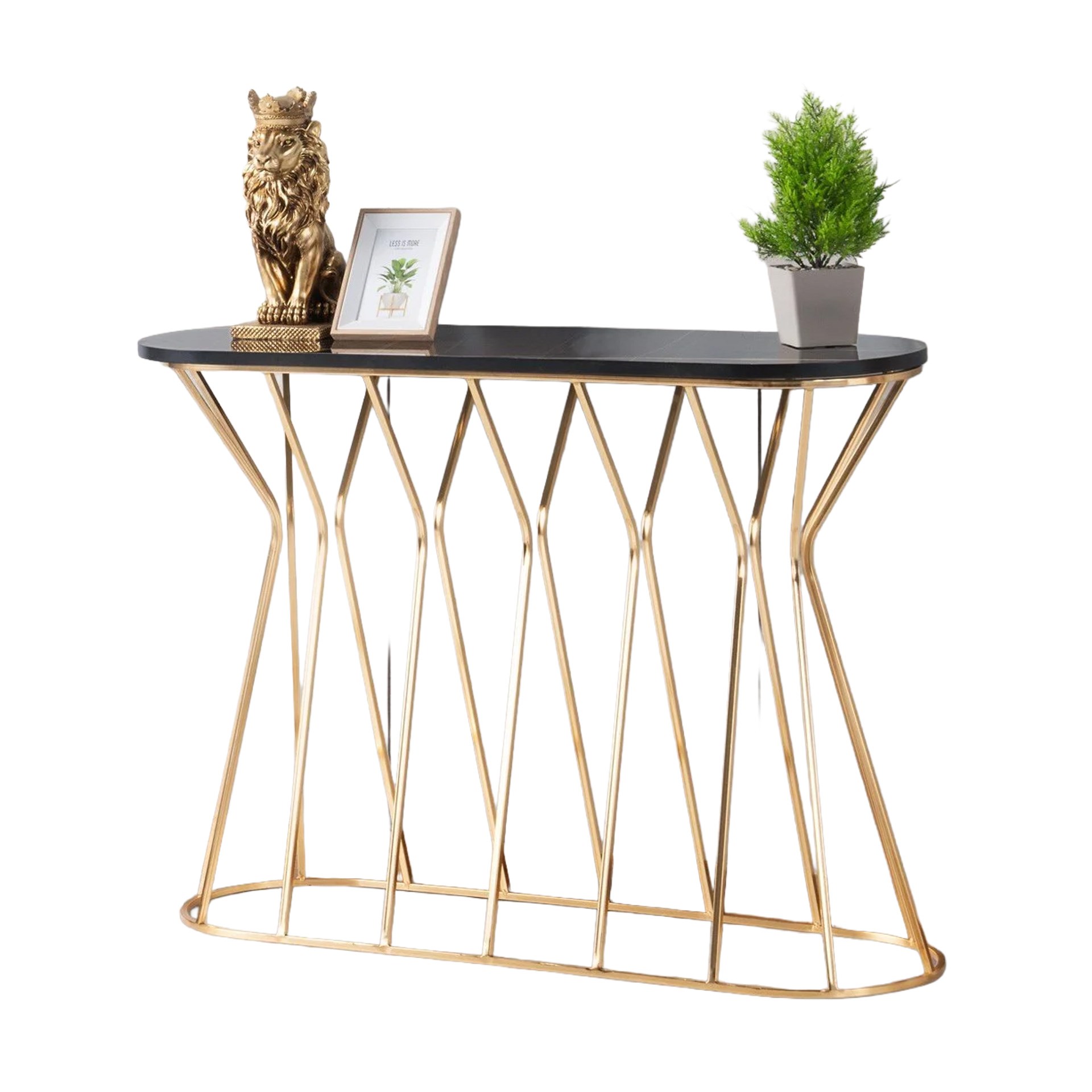 Vazo High Gloss Sonato Dresuar Gold