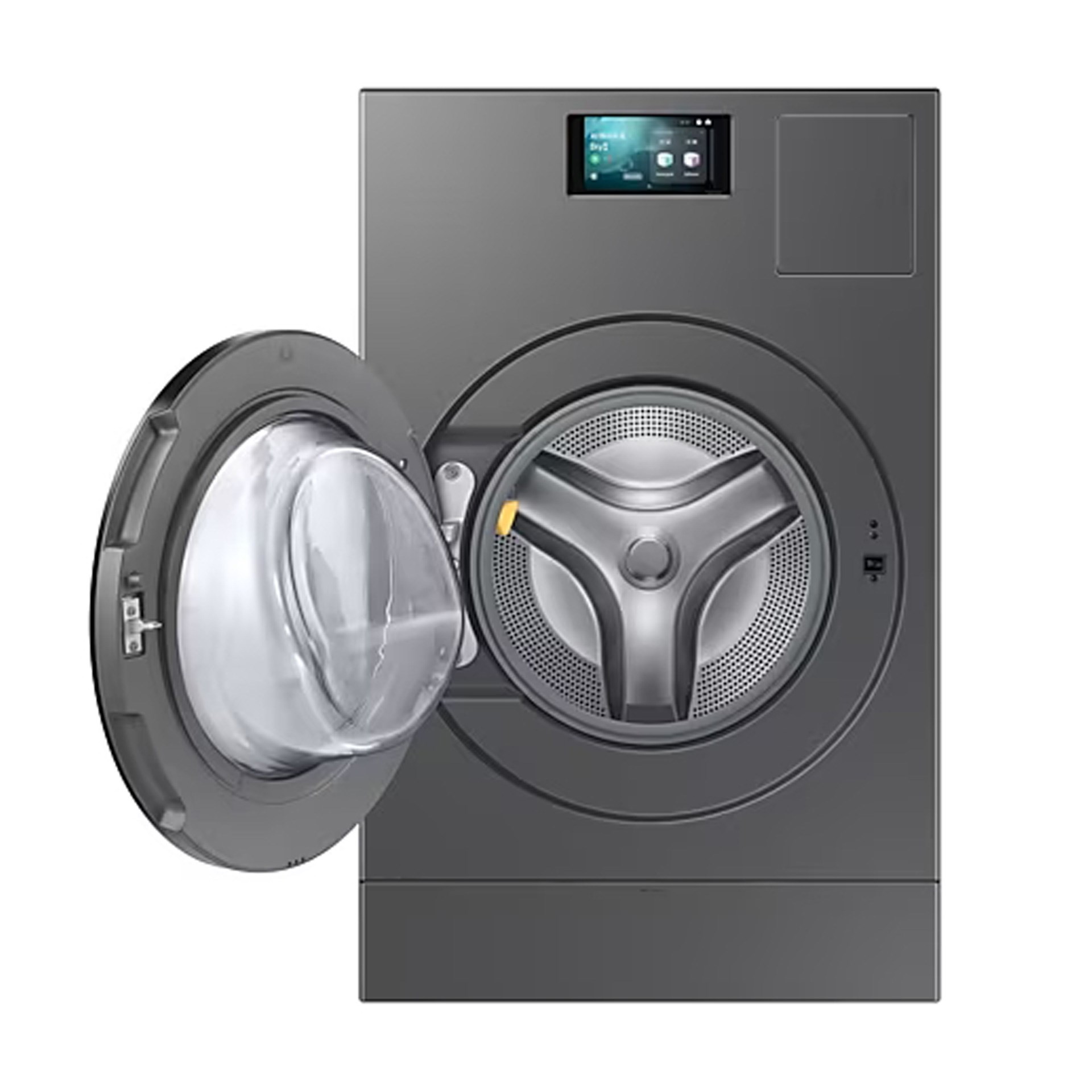 Samsung 18 Kg Yıkama 11 Kg Kurutma 1000D A SINIF AI Ecobubble Isı Pompalı Gri Kurutmalı Çamaşır Makinesi