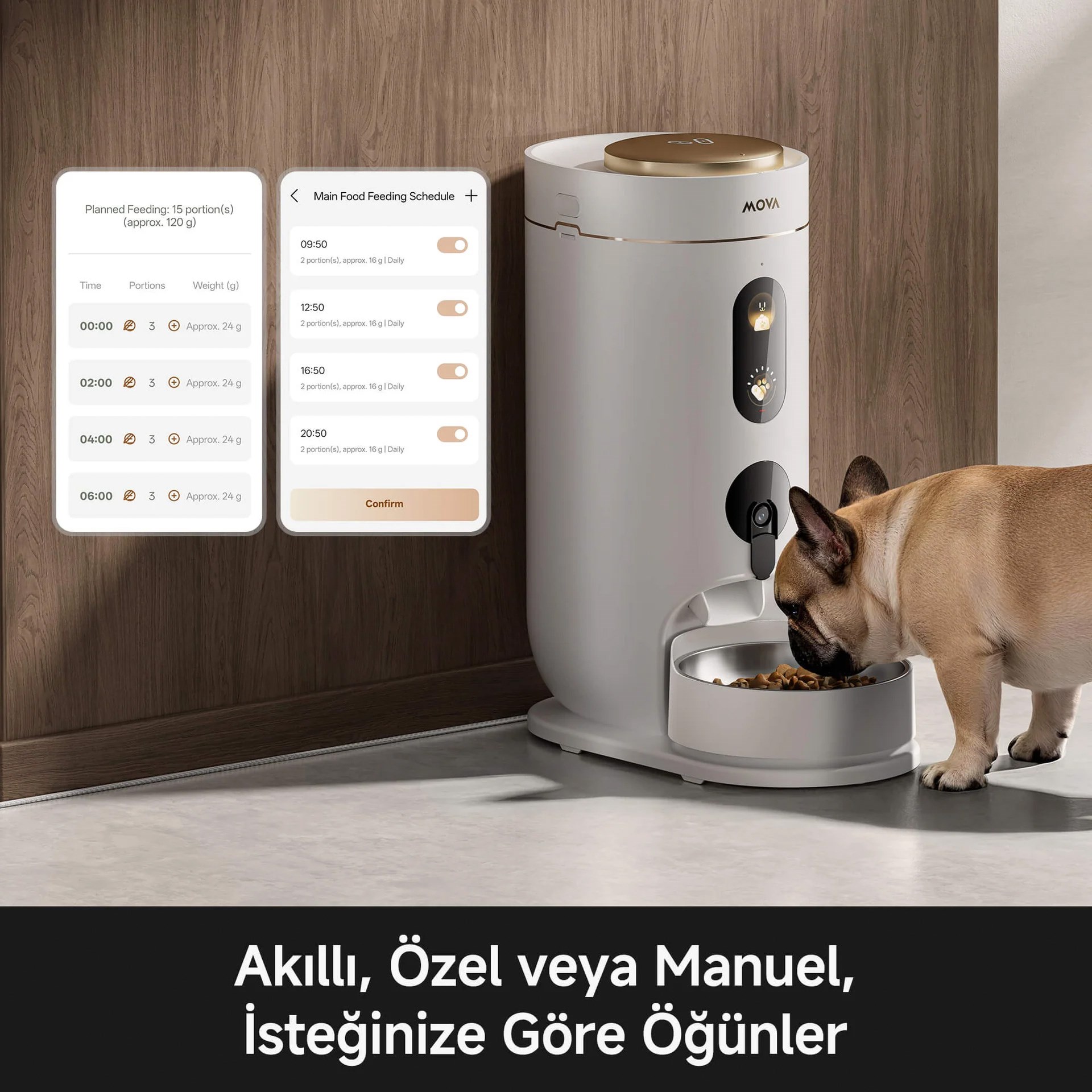Mova NutriPal 10 Ultra Akıllı Evcil Hayvan Mama Makinesi