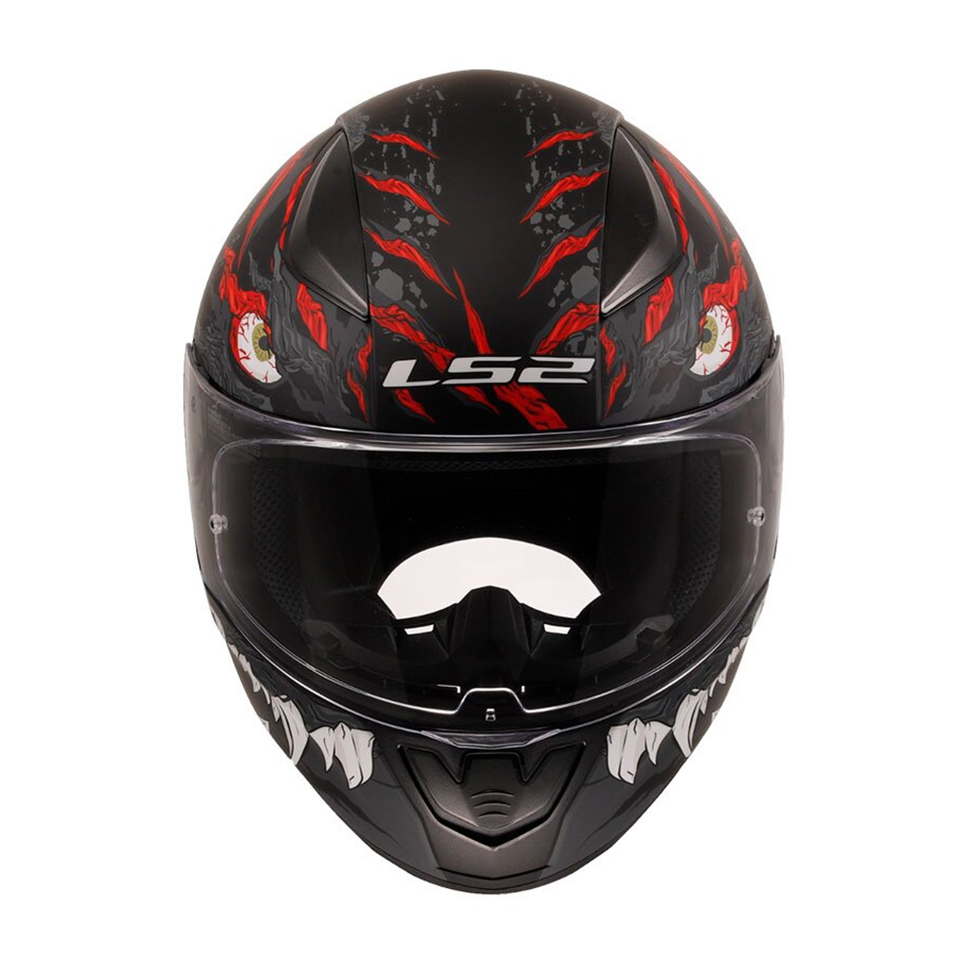 Ls2 Rapid 2 Kaıju L Beden Kask Mat Siyah Kırmızı