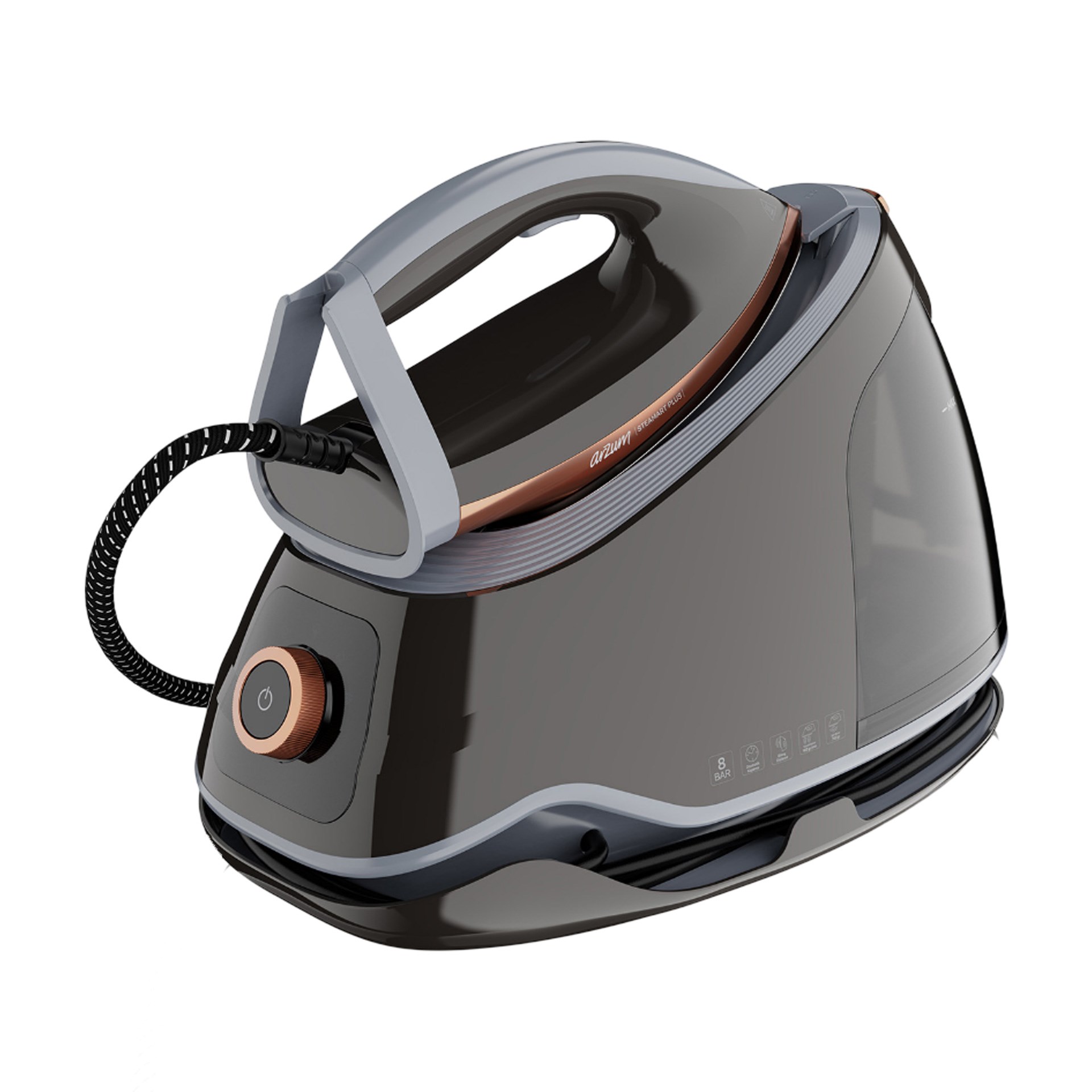 Arzum Steamart Plus Buhar Kazanlı Ütü Gri
