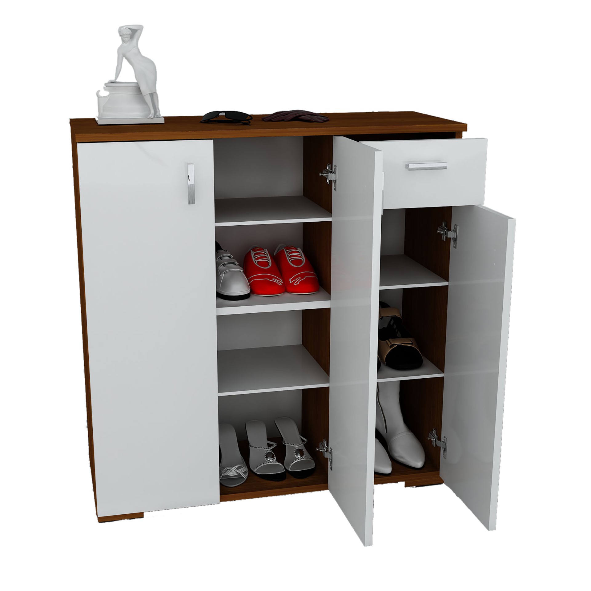 ClsA53 Ayakkabılık Ceviz, Taksitle Ayakkabılık , Taksitle