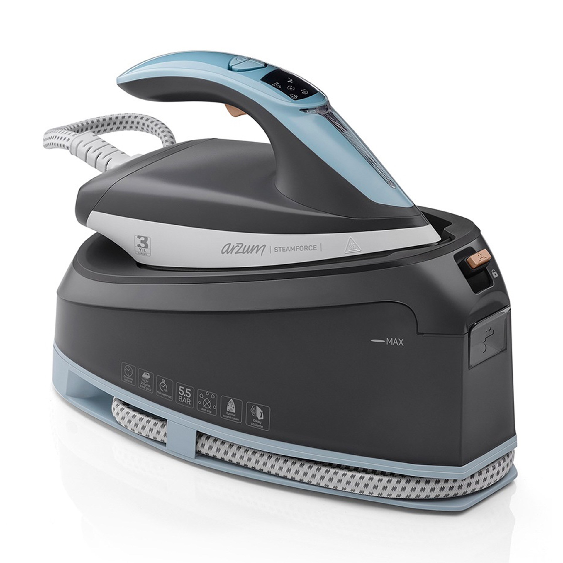 Arzum AR6001 Steamforce Buhar Kazanlı Ütü
