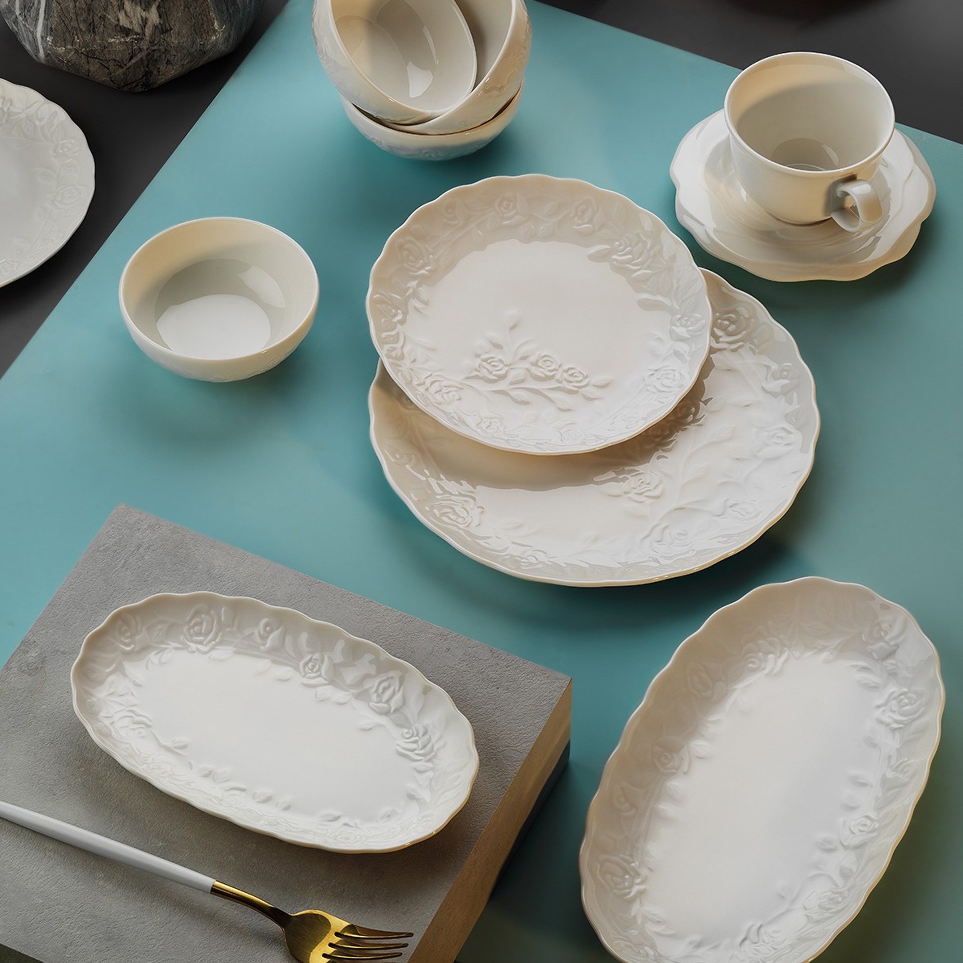 Aryıldız Bella White 32 Parça Kahvaltı Takımı