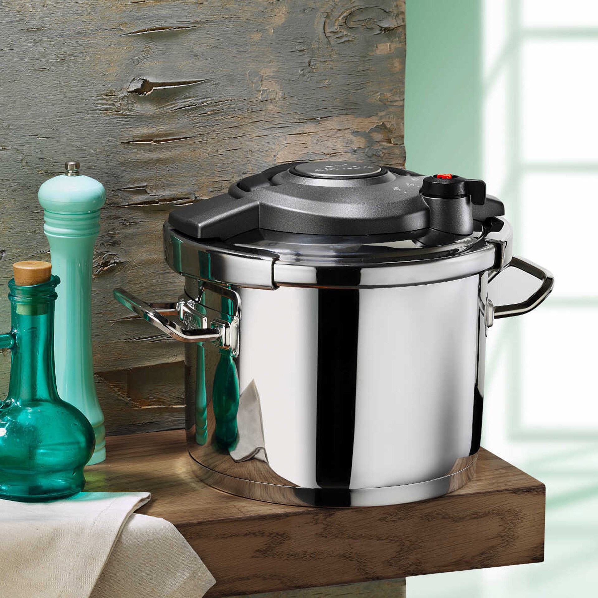 Aryıldız Touch & Cook Kanka 6 + 4 lt Düdüklü Tencere Seti