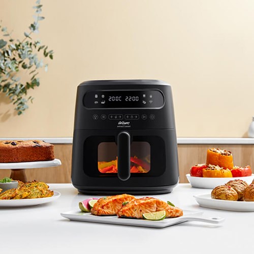 Arzum AR2076 Airtasty Smart Sıcak Hava Fritözü Siyah | Evkur