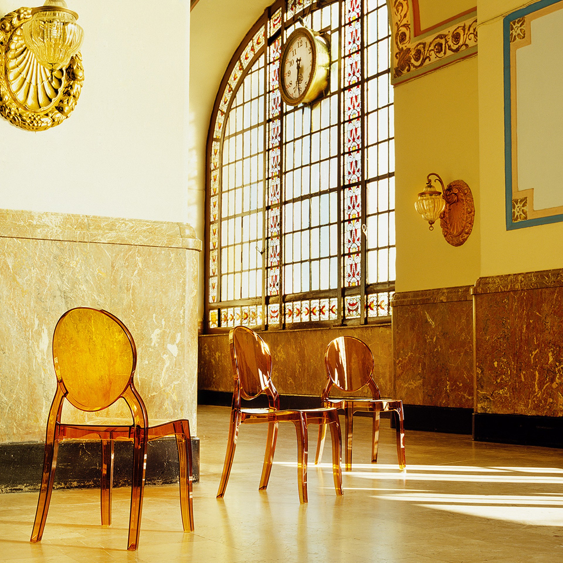 Siesta Elizabeth Sandalye Kahverengi Transparan