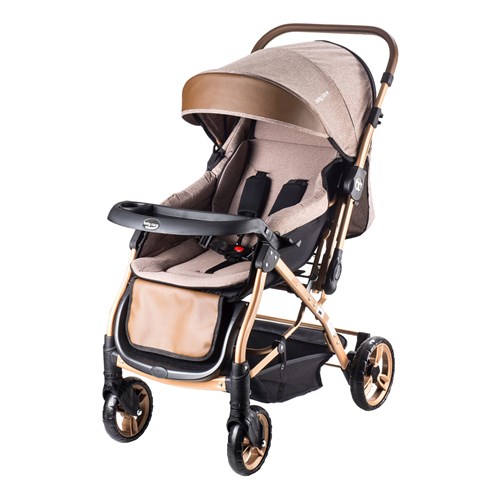 Baby Care BC65 Capron Çift Yönlü Kahve Bebek Arabası