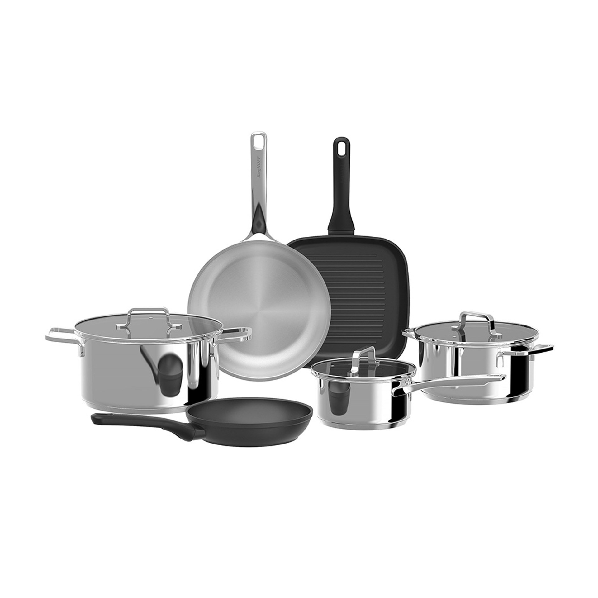 BergHoff Dina Helix 9 Parçalı Tencere Seti