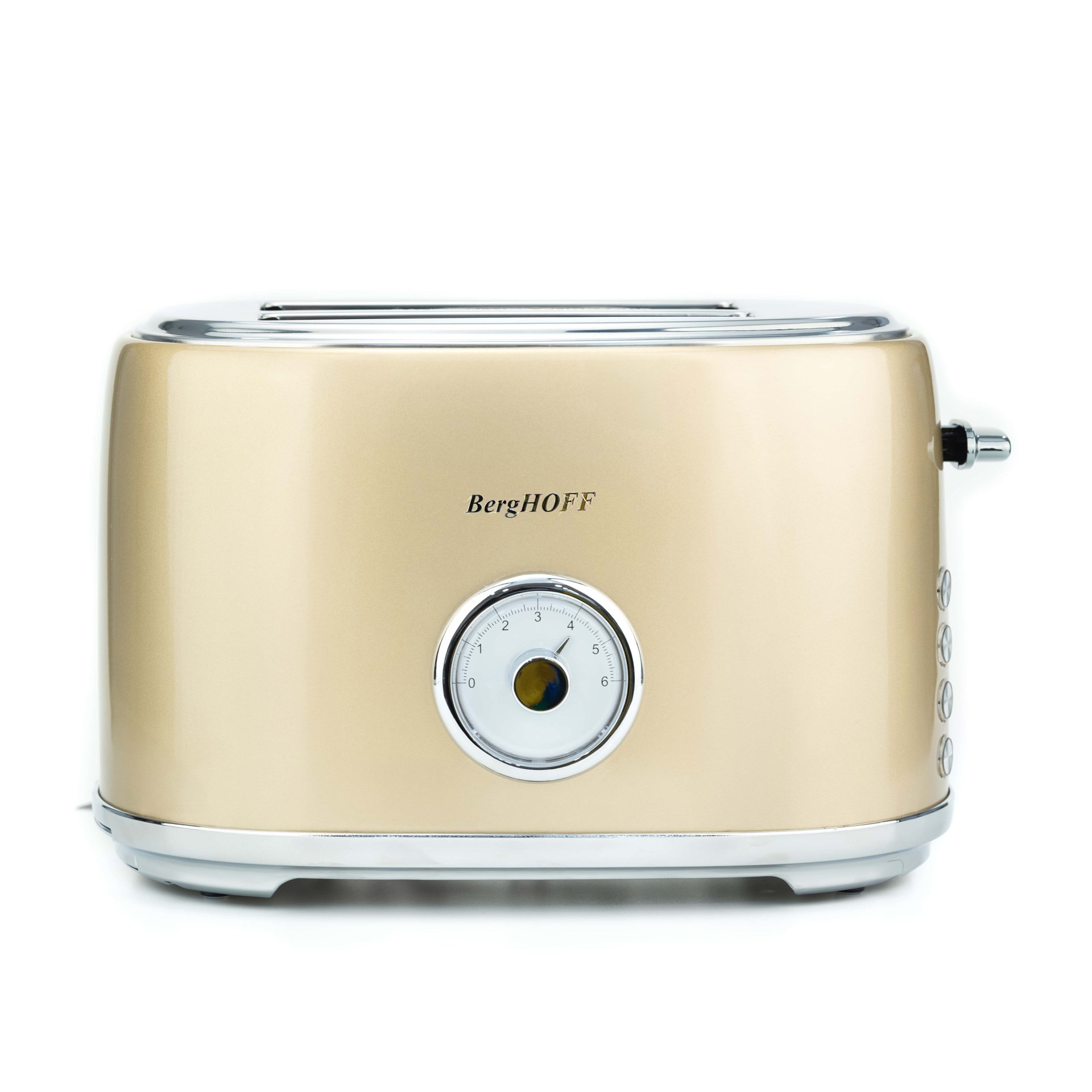 Berghoff Gem Metallic Gold İki Dilim Ekmek Kızartma Makinesi