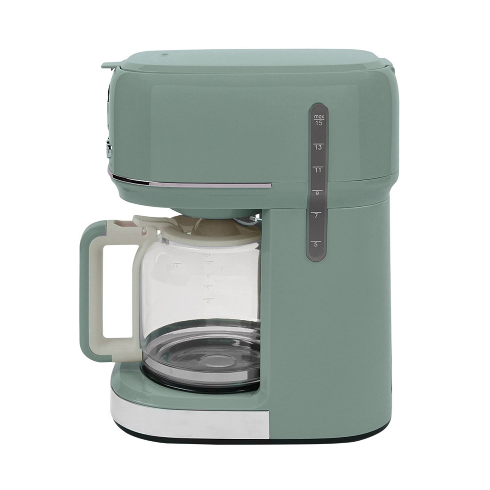 BergHoff Gem Retro 15 Bardak Mint Yeşil Filtre Kahve Makinesi