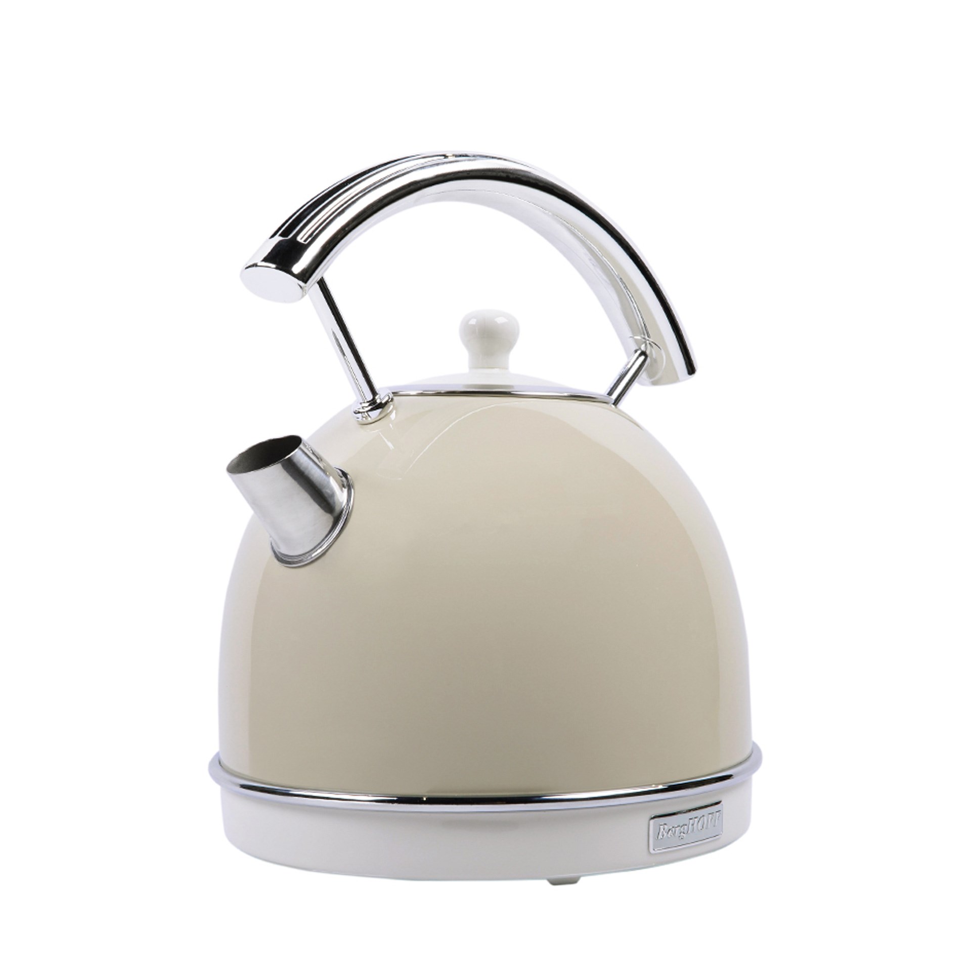 BergHoff Gem Retro 1.7 lt Vanilya Krem Rengi Yuvarlak Su Isıtıcısı