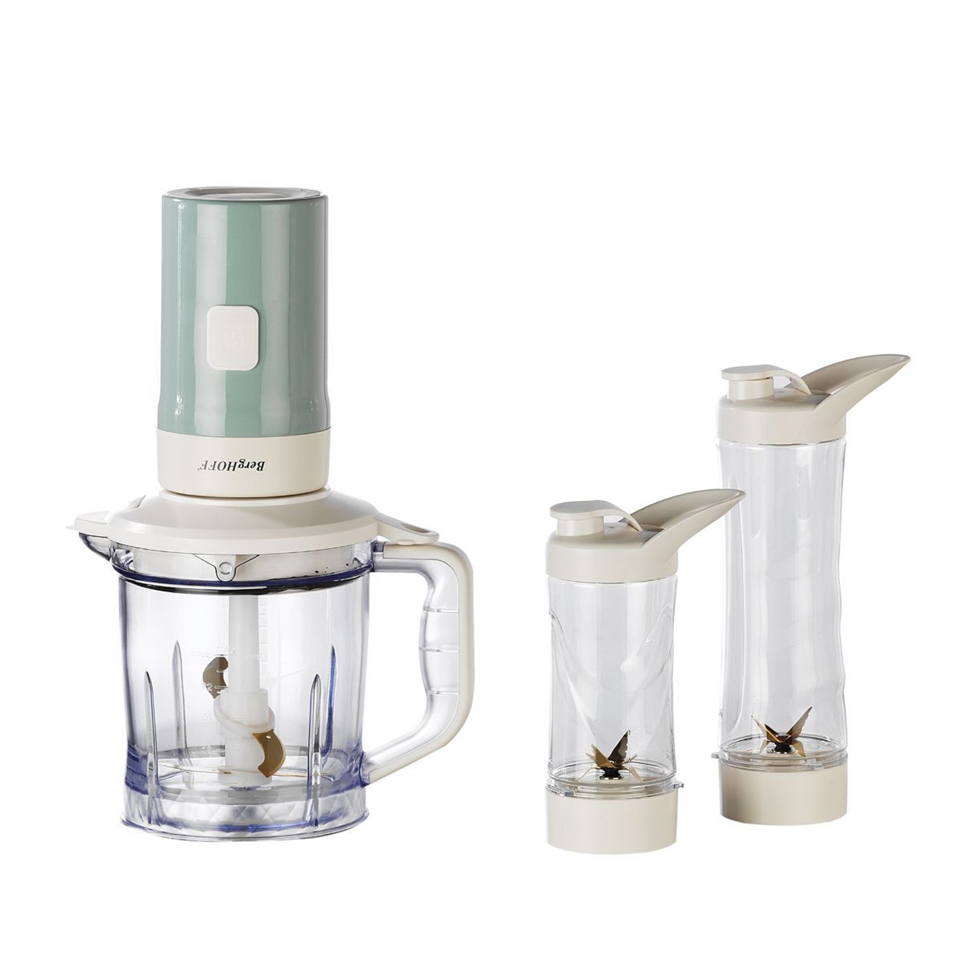 Berghoff Gem Retro 500 W Mint Yeşili Kişisel Blender ve Doğrayıcı