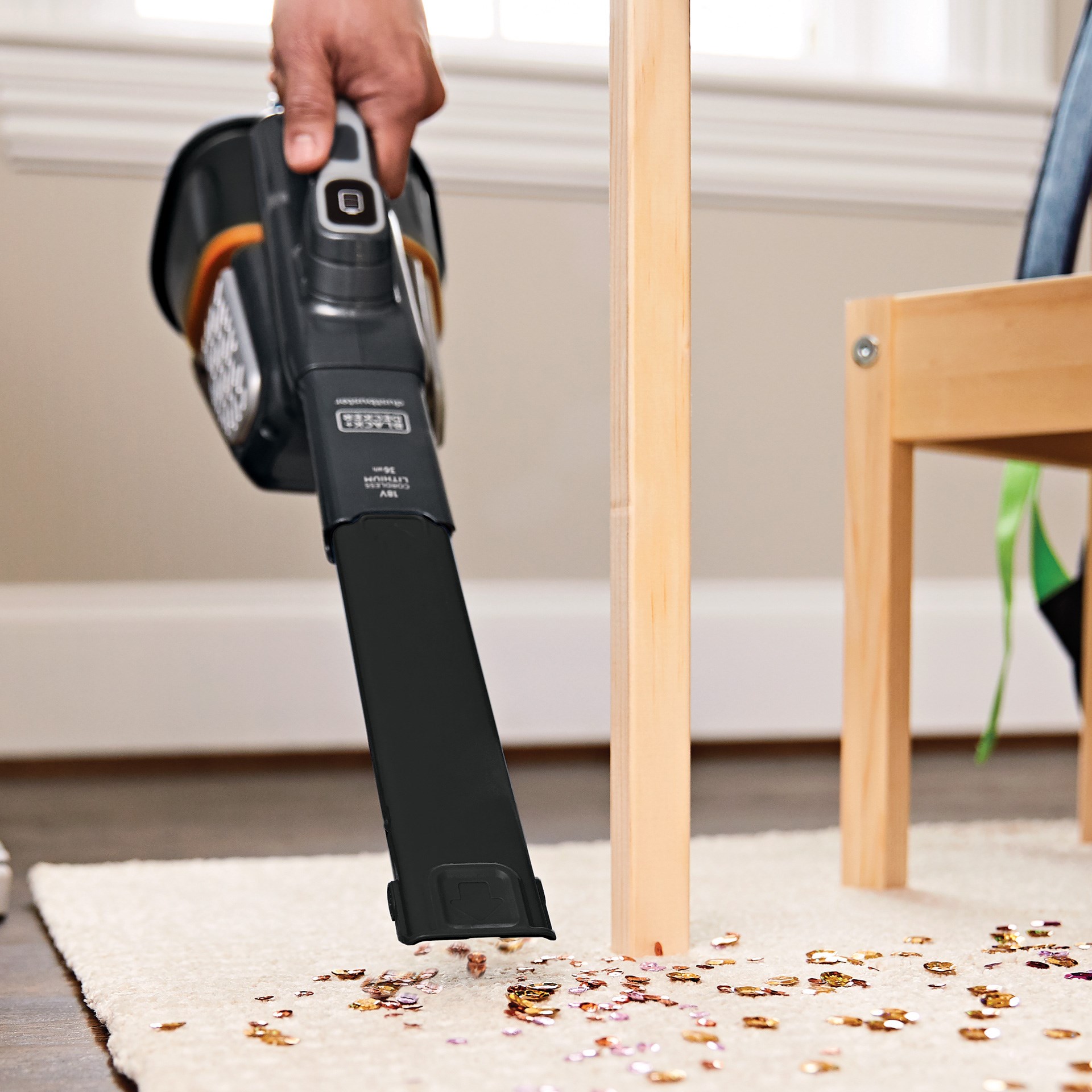 Black & Decker BHHV520JF-QW 18V Şarjlı Jack Girişli Şarjlı El Süpürgesi