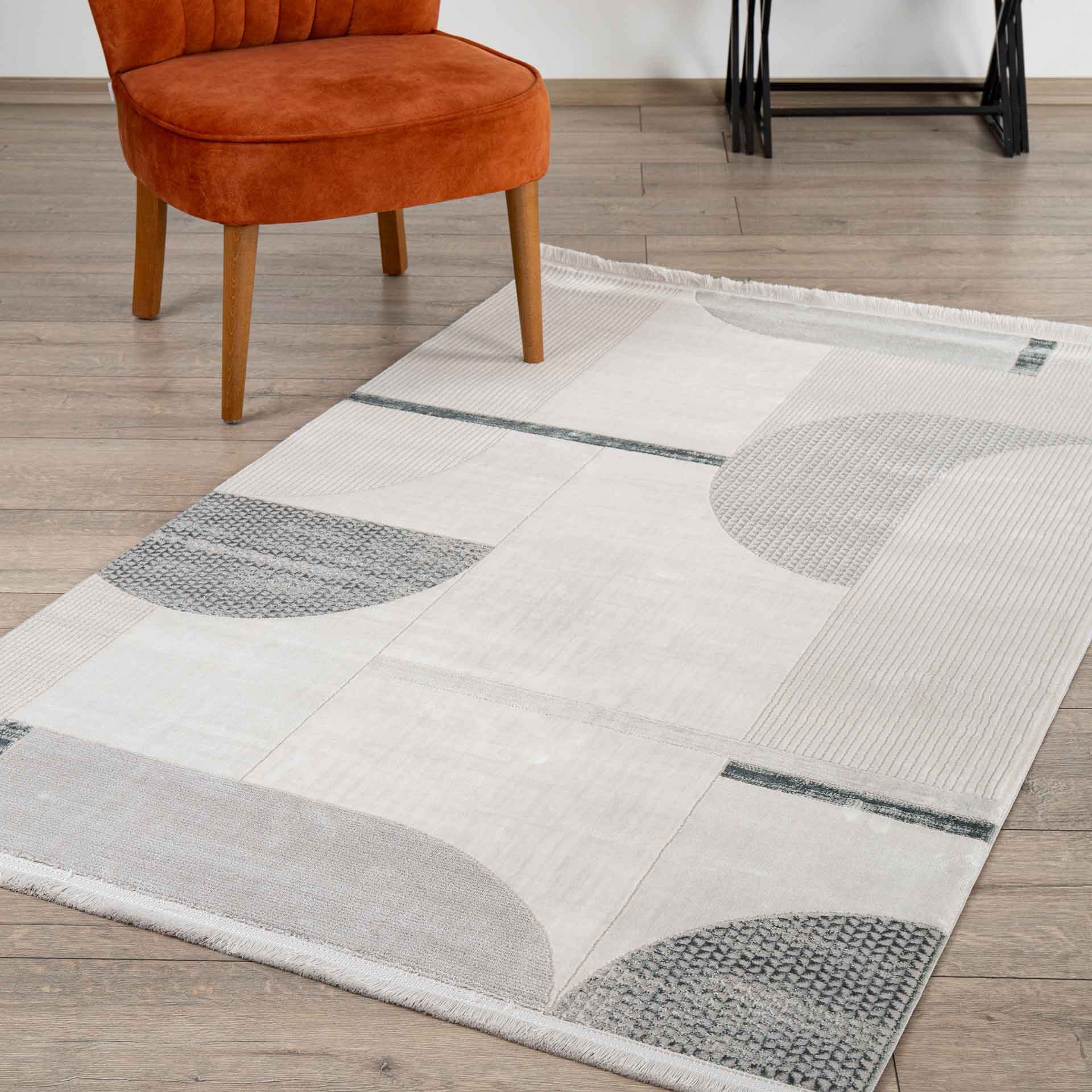 Angora Aqua C090J 100x200 cm Mavi Gri Halı