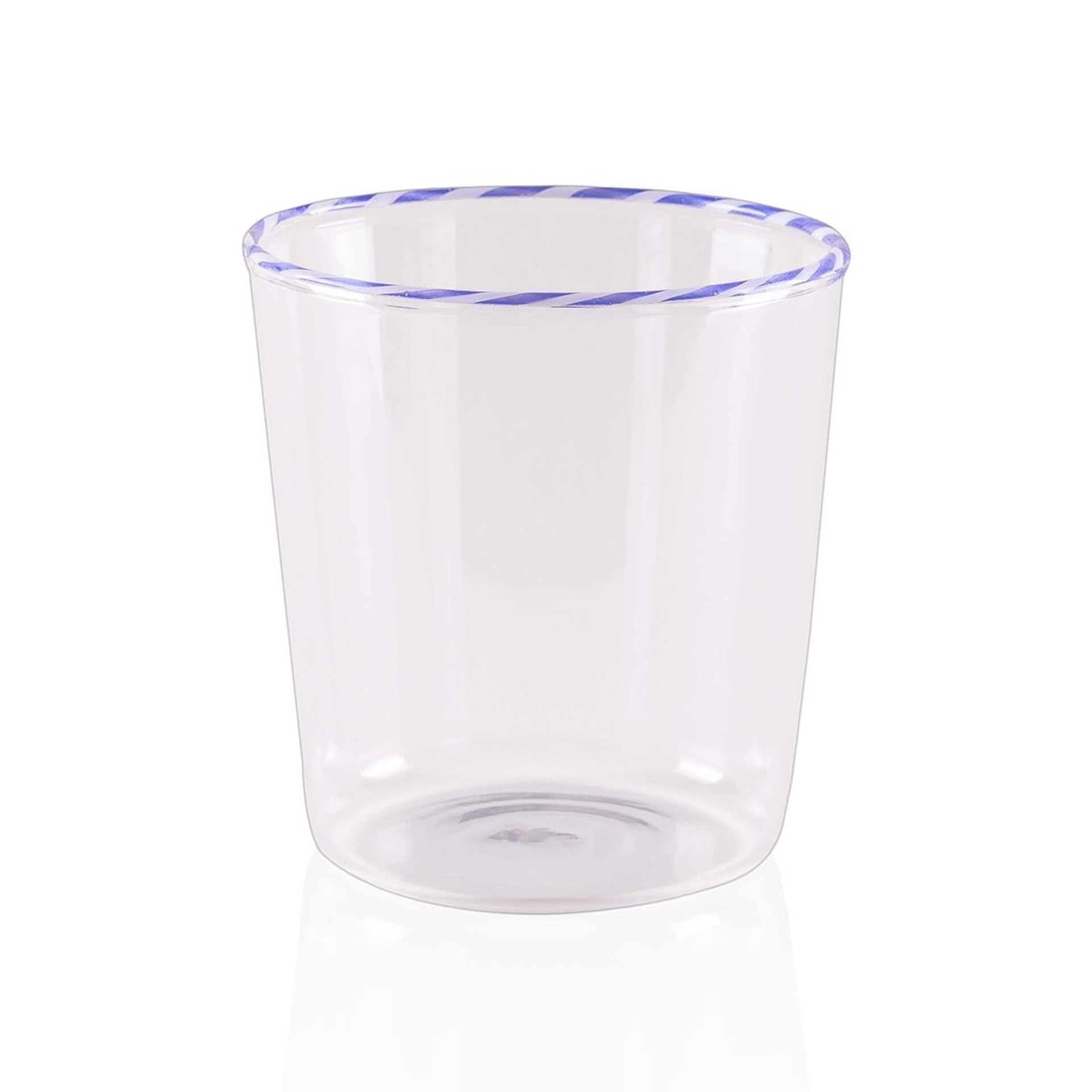 The Mia Borosilikat Su Bardağı Mavi 320 ml