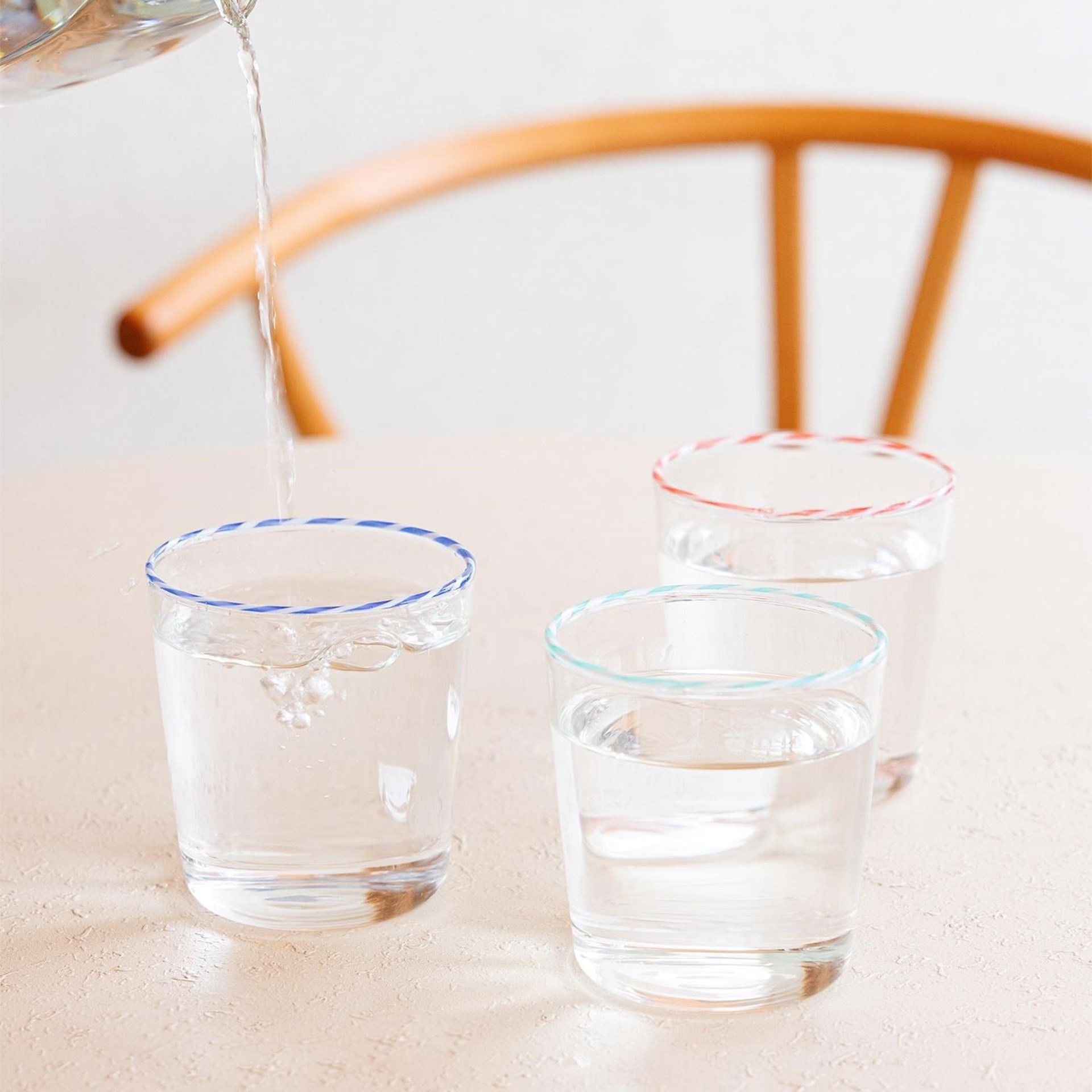 The Mia Borosilikat Su Bardağı Yeşil 320 ml