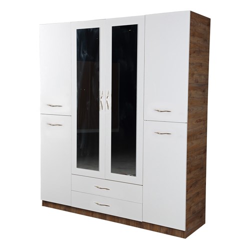 Evkur Collection Standart Regno 6 Kapılı Dolap 180 cm Kemençe