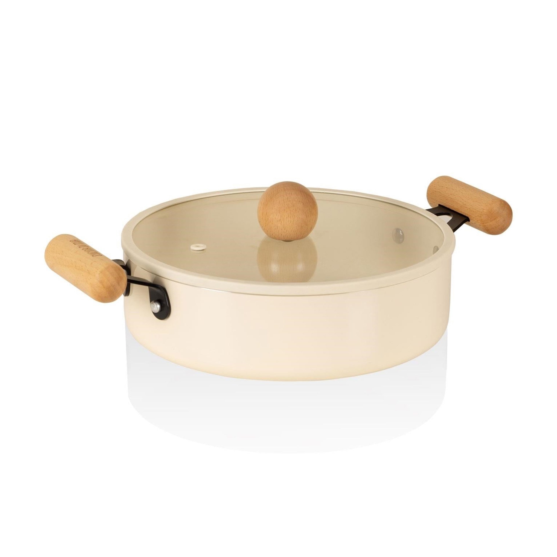 The Mia Cucina Di Mia 24 cm Sığ Seramik Tencere
