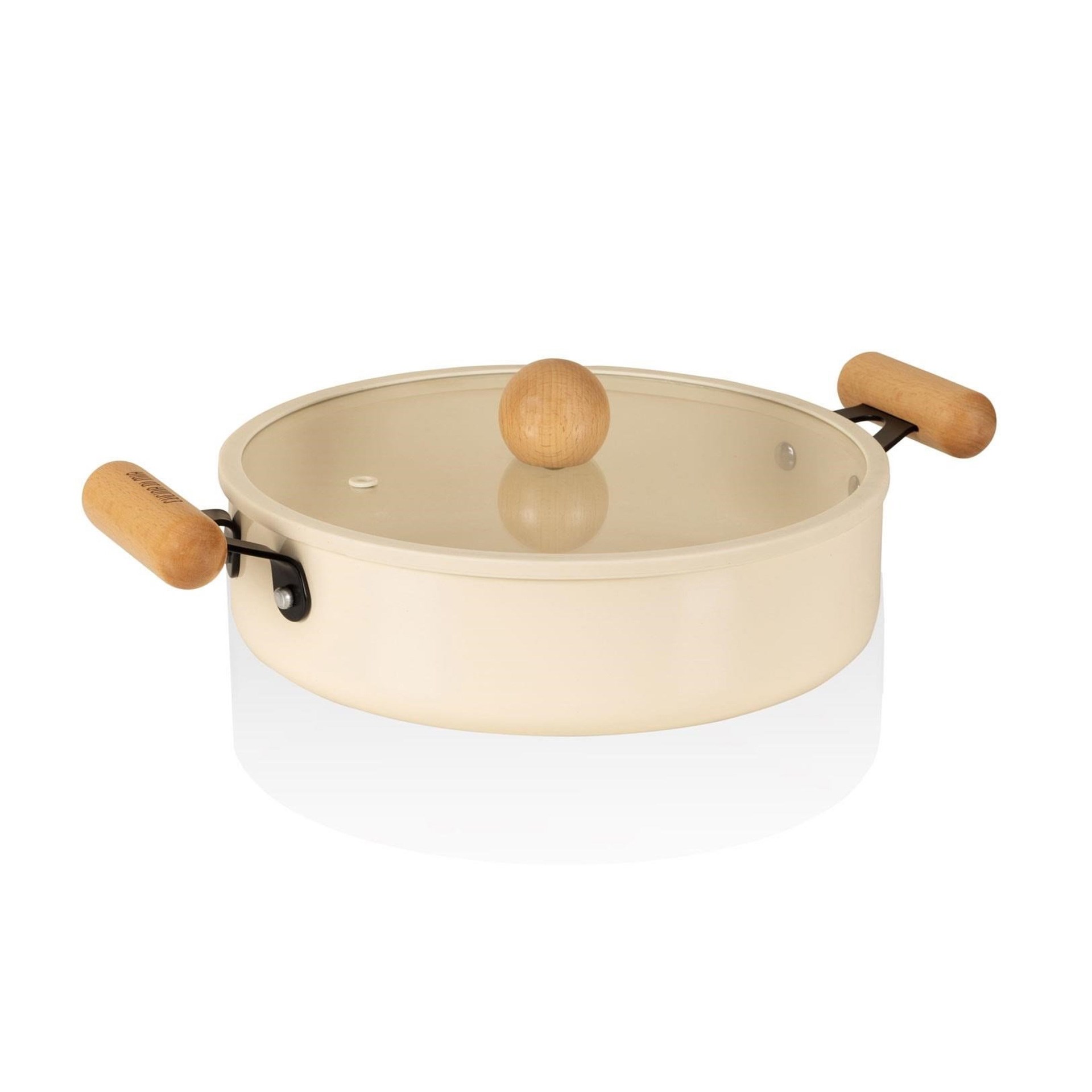 The Mia Cucina Di Mia 26 cm Sığ Seramik Tencere