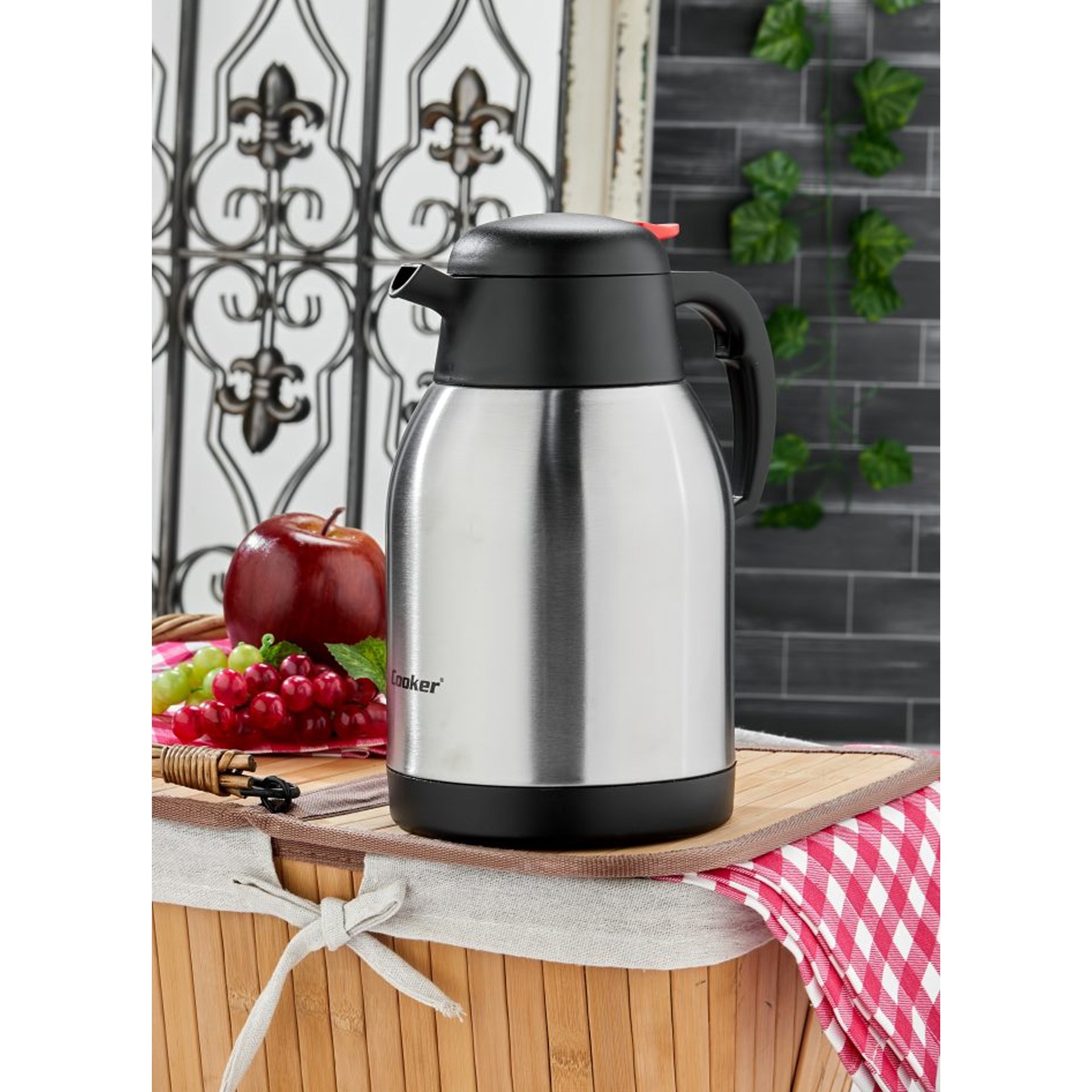 Cooker 2 lt Paslanmaz Çelik Termos