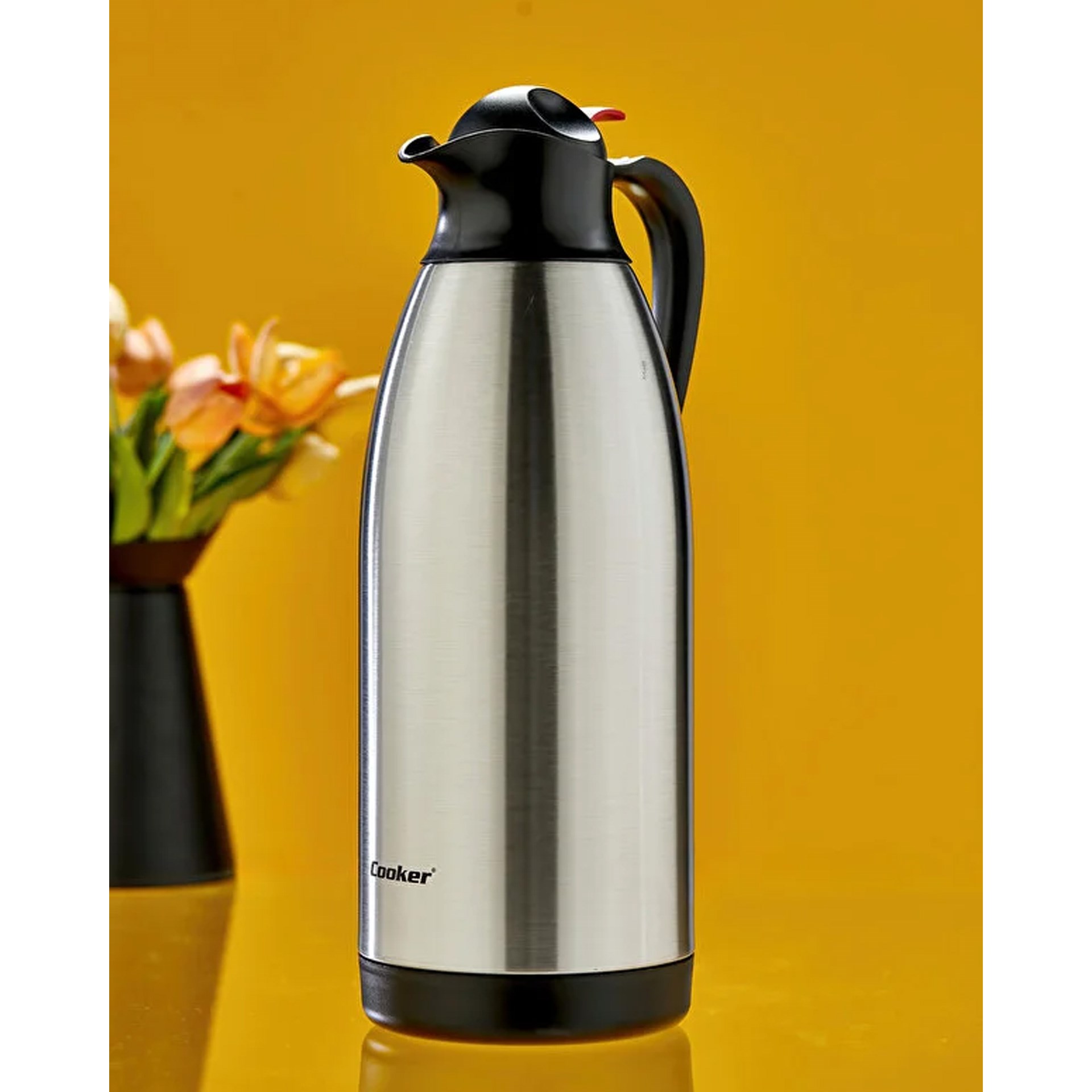 Cooker HeatLock 3 Litre Paslanmaz Çelik Büyük Boy Termos