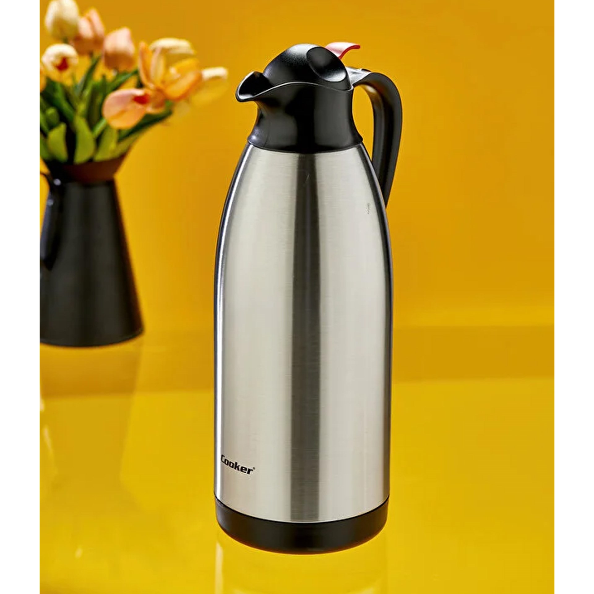 Cooker HeatLock 3 Litre Paslanmaz Çelik Büyük Boy Termos