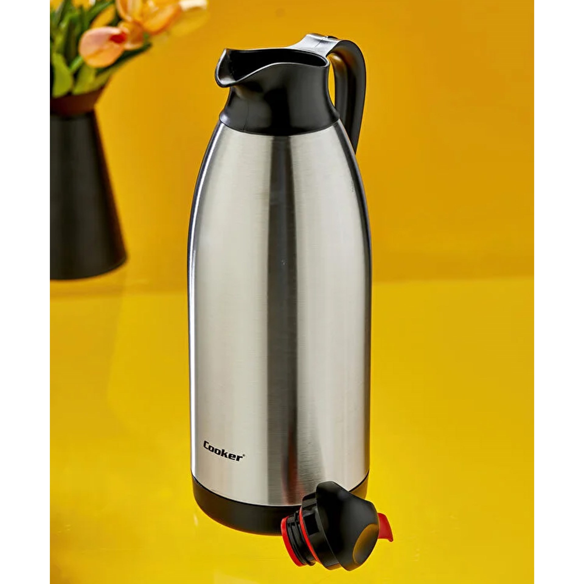 Cooker HeatLock 3 Litre Paslanmaz Çelik Büyük Boy Termos