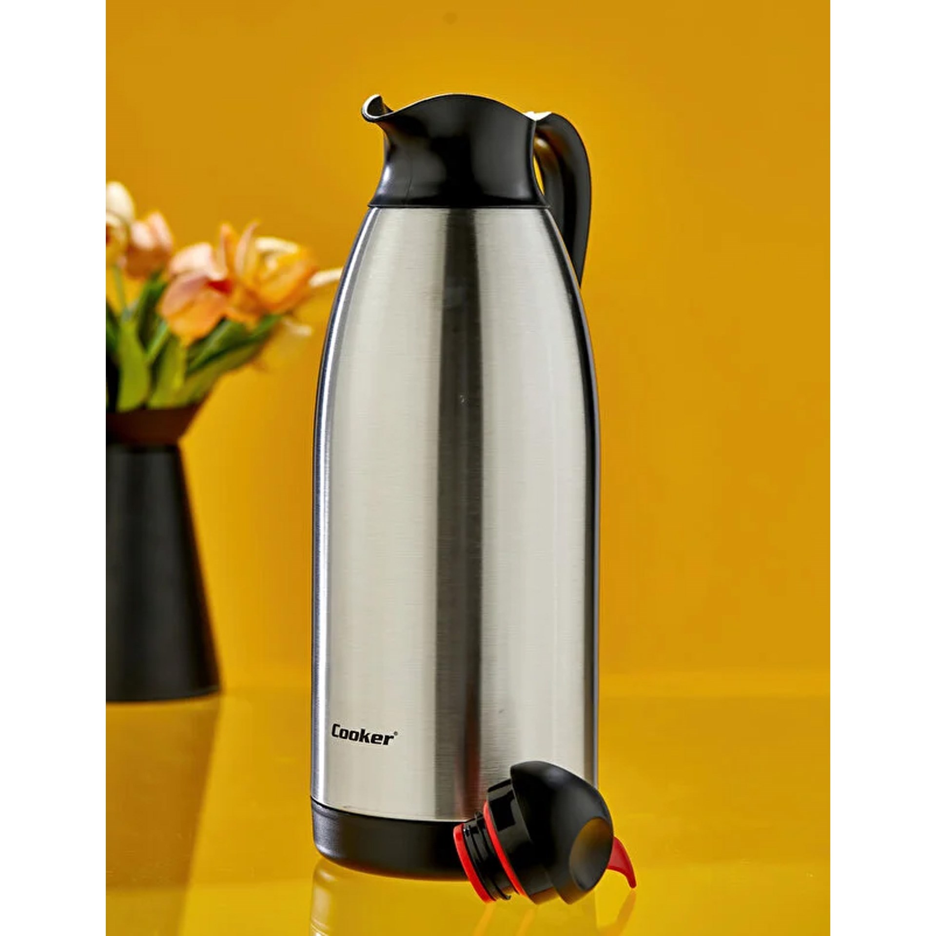 Cooker HeatLock 3 Litre Paslanmaz Çelik Büyük Boy Termos