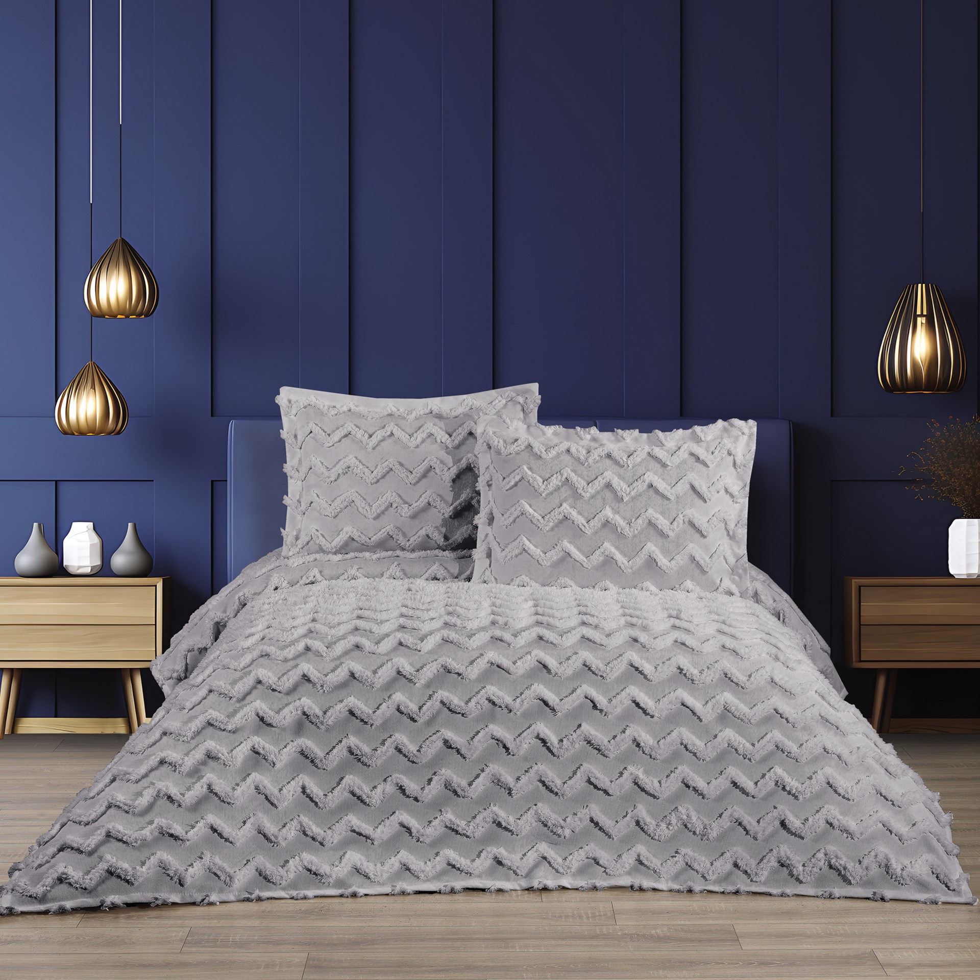 Cotton House Hermes Çift Kişilik Yatak Örtüsü