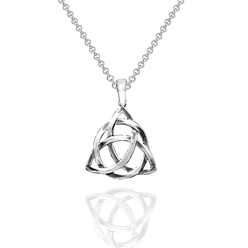 İpek Silver Geometrik Gümüş Kolye EIB315