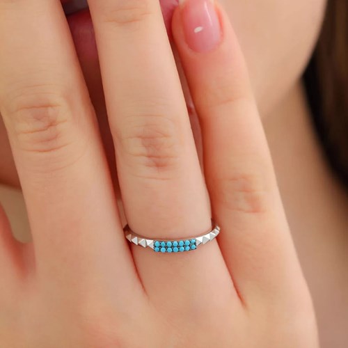 İpek Silver 925 Ayar Gümüş Ayarlanabilir Yüzük Silver ESIPY333