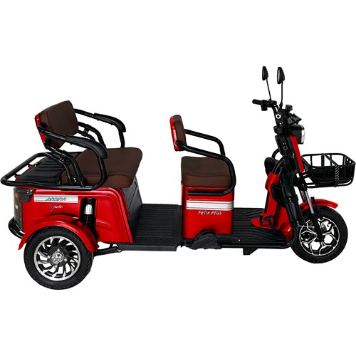 Arora Felix 1000W Üç Tekerlekli Çift Kişilik Elektrikli Moped (ÖTV Dahil)