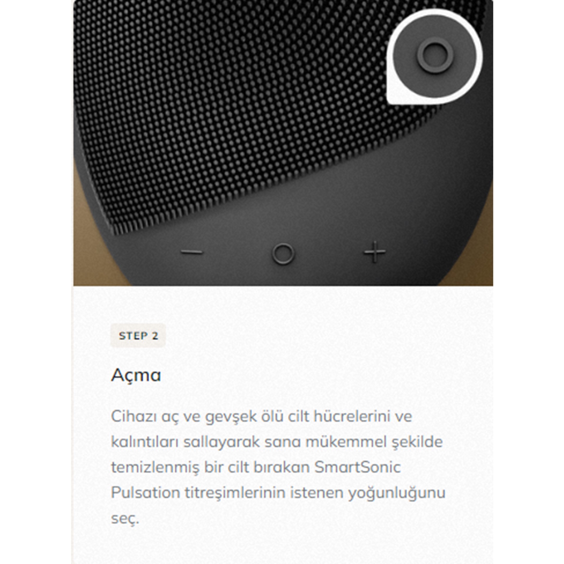 Geske Sonic Yüz Temizleme Cihazı 5i 1 Arada Siyah