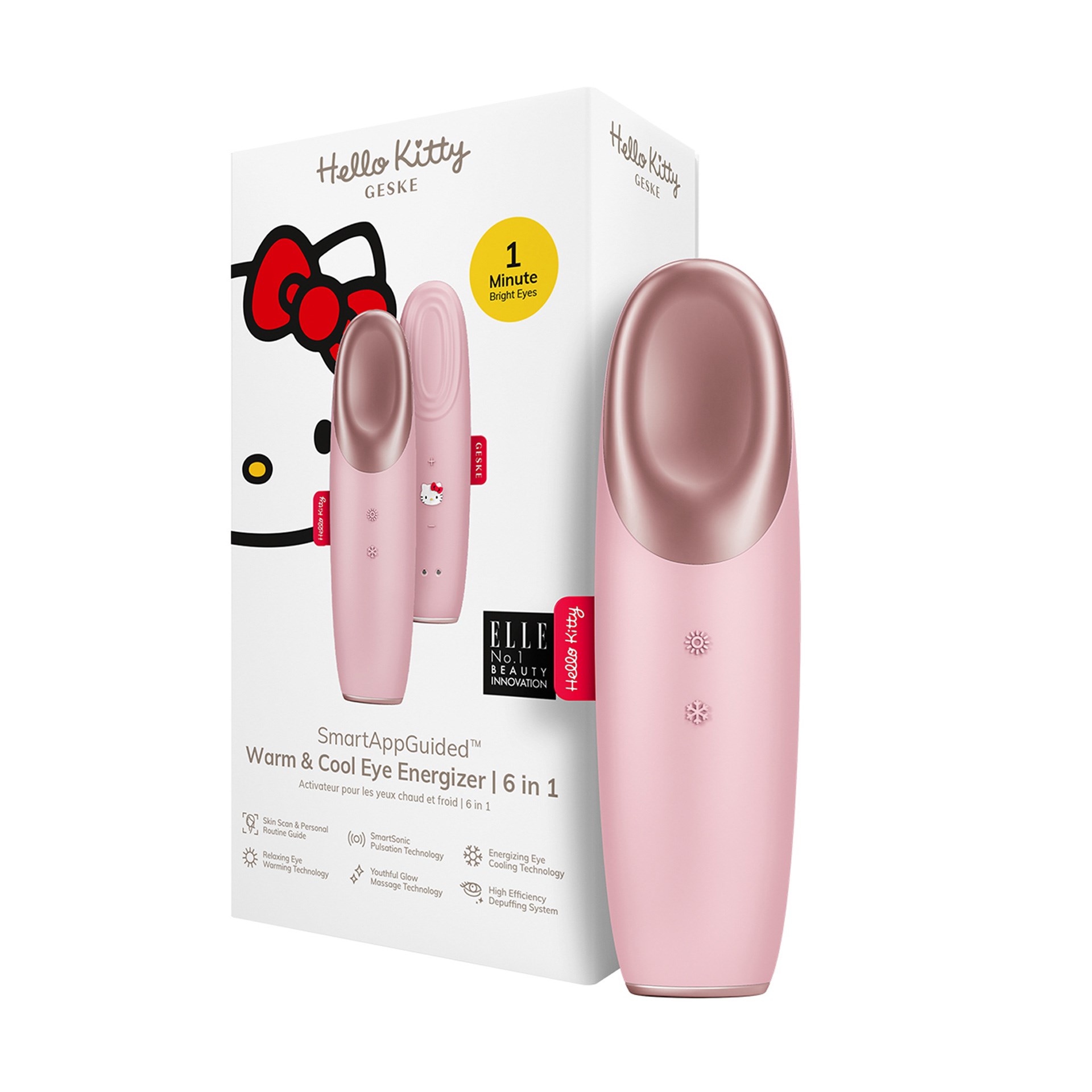 Geske Hello Kitty Sıcak Ve Soğuk Göz Canlandırıcı 6si 1 Arada Pembe