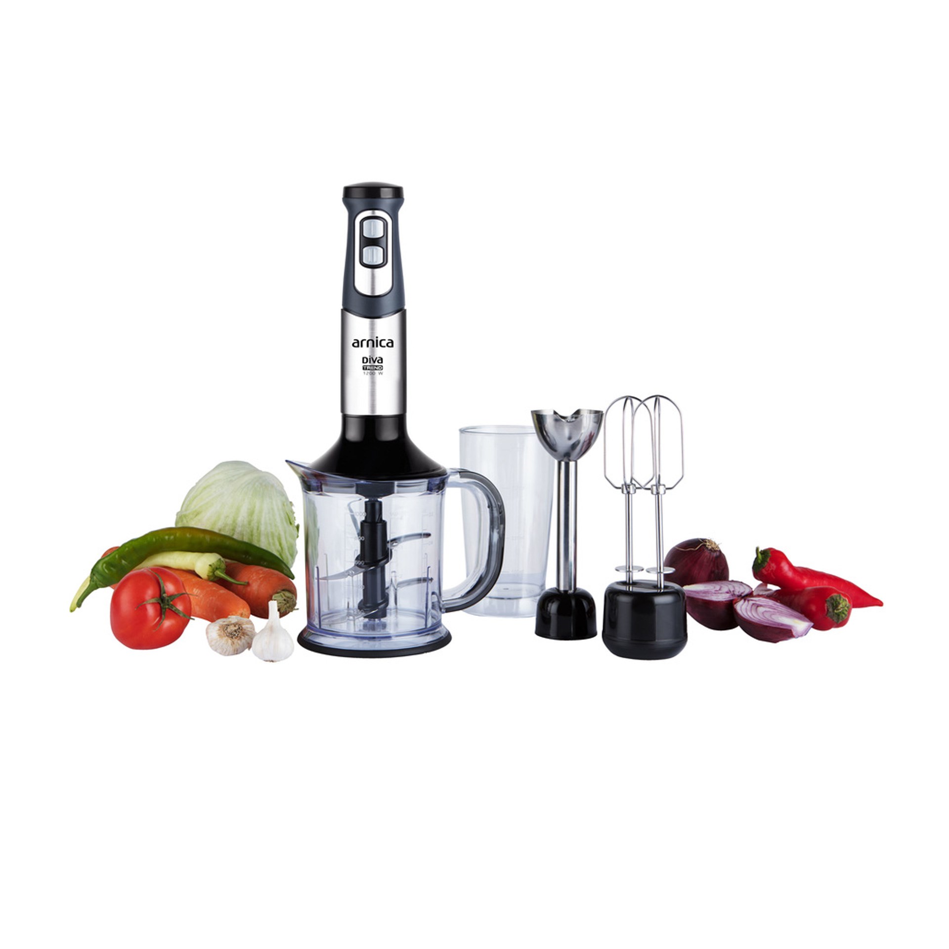 Arnica GH21592 Diva Trend El Blender Seti Gümüş