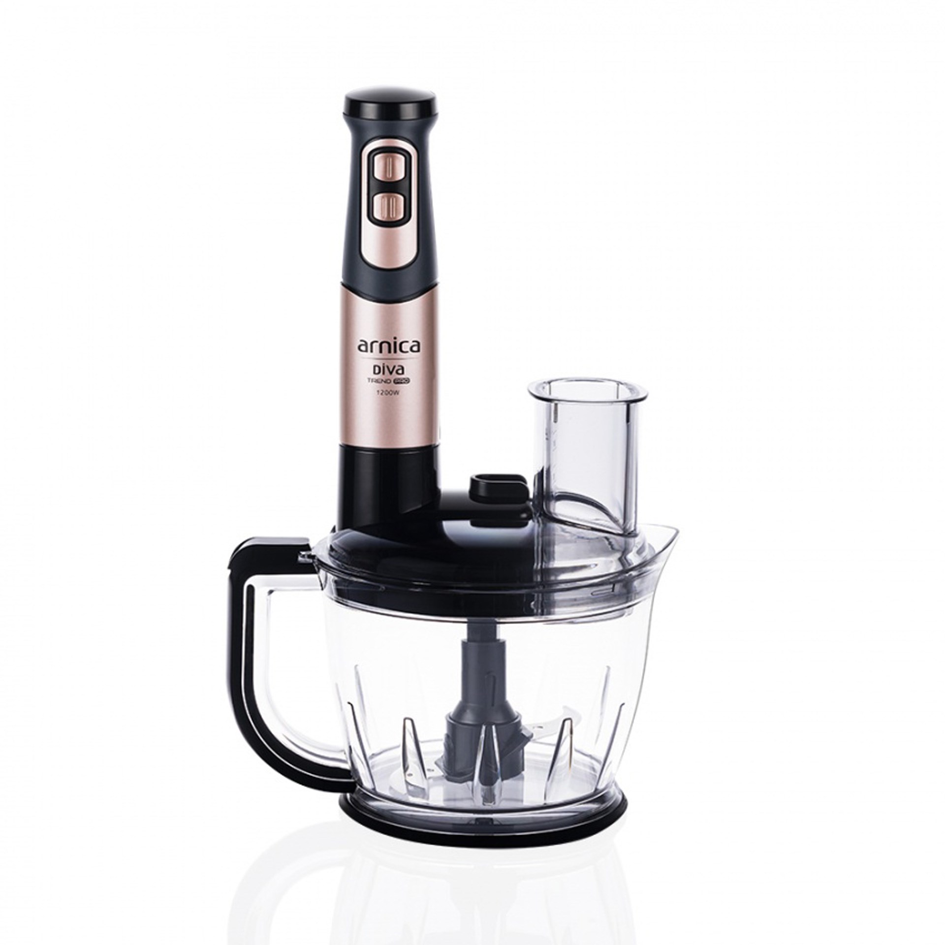 Arnica GH21802 Diva Trend Pro Doğrayıcı Blender Seti Rose(Teşhir Ürünü)