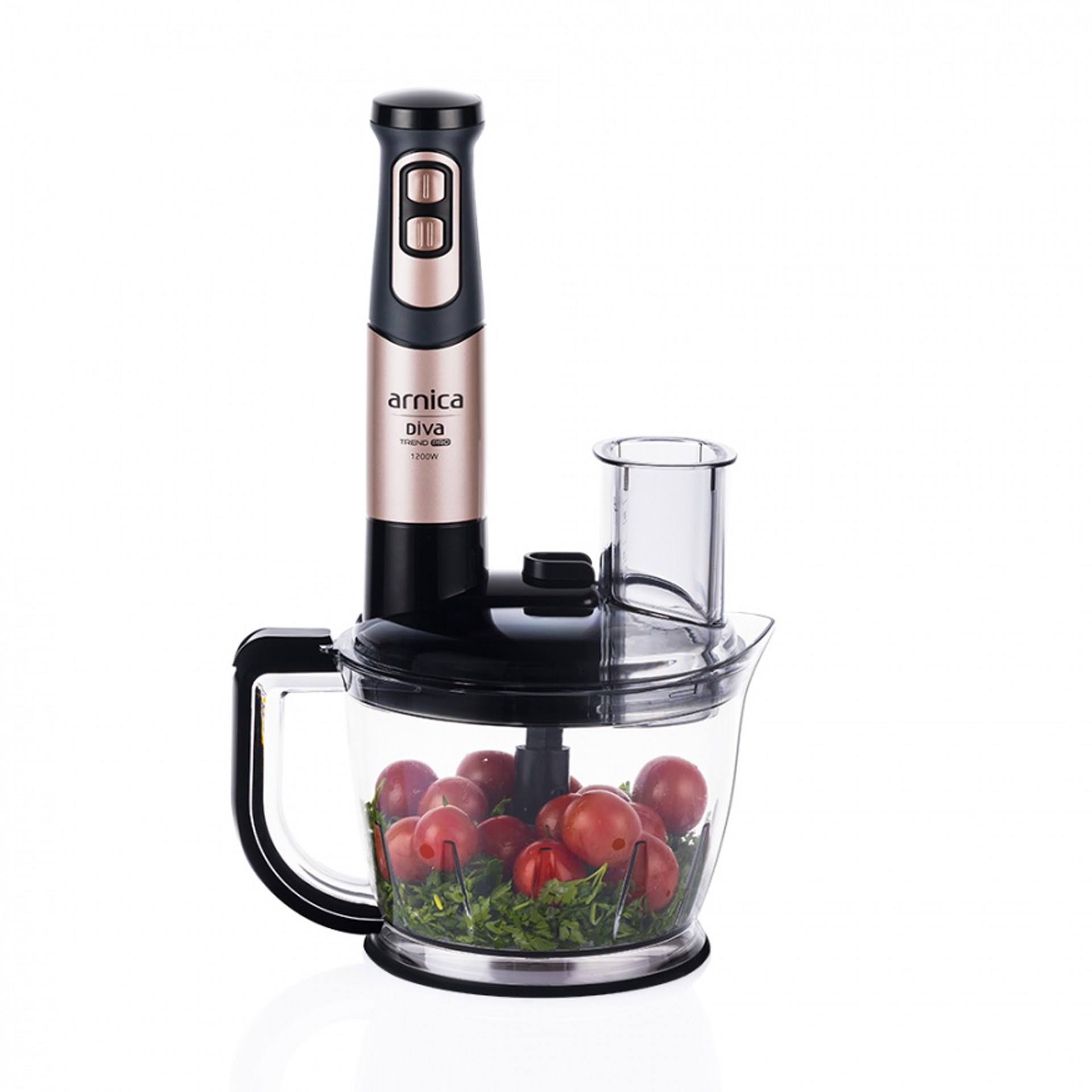 Arnica GH21802 Diva Trend Pro Doğrayıcı Blender Seti Rose(Teşhir Ürünü)