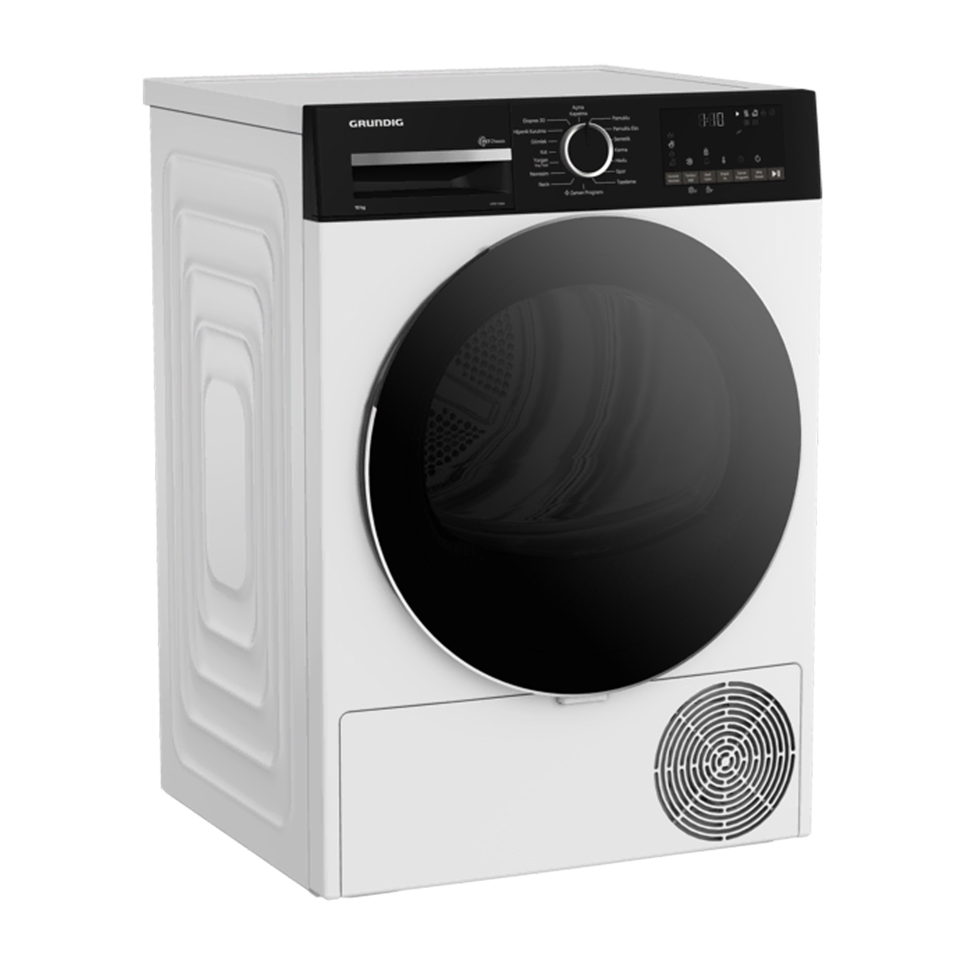 Grundig GPDH-10864 D Sınıfı 10 kg Çamaşır Kurutma Makinesi Beyaz