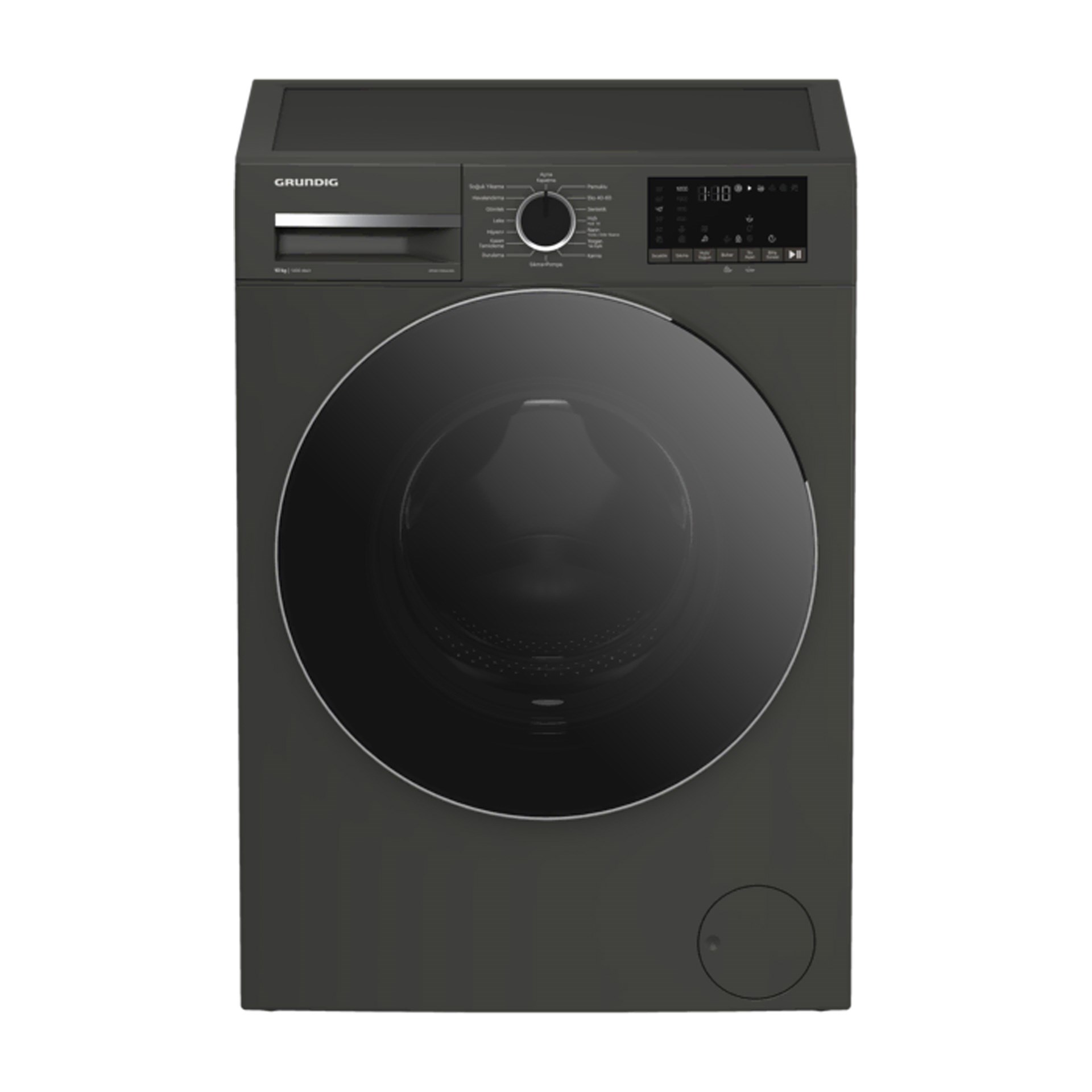 Grundig GPWM-102644MG A Sınıfı 10 kg Çamaşır Makinesi Siyah