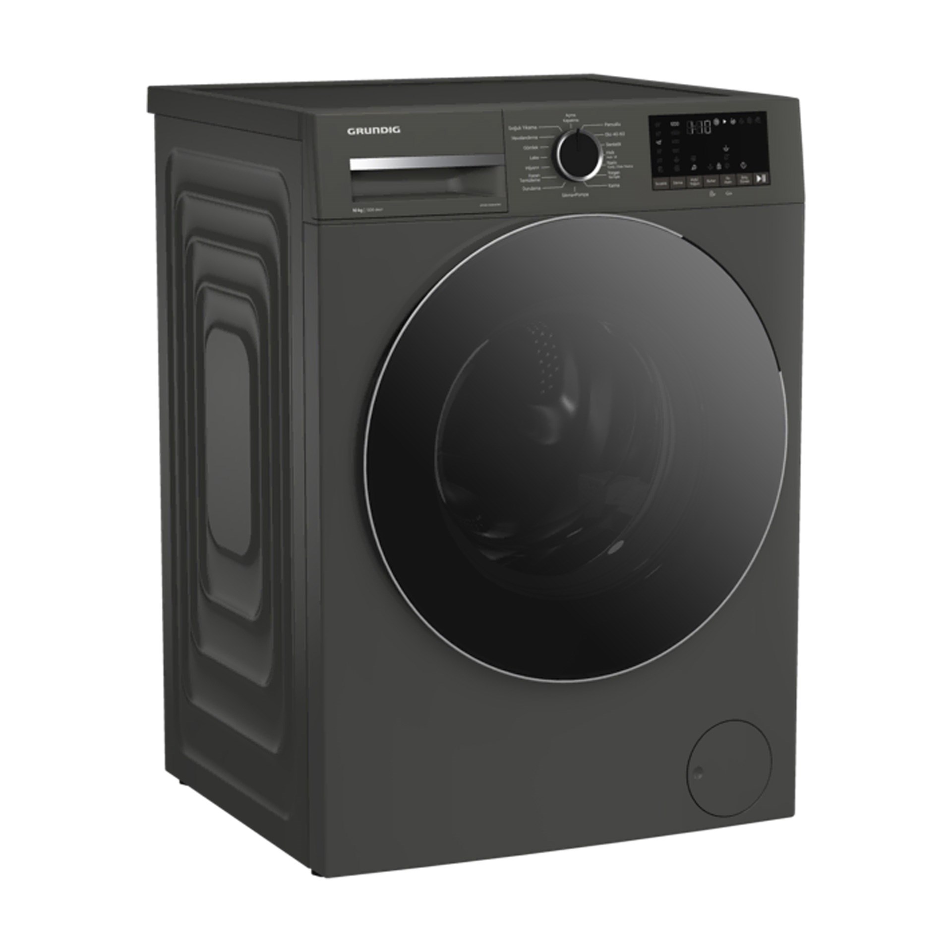Grundig GPWM-102644MG A Sınıfı 10 kg Çamaşır Makinesi Siyah