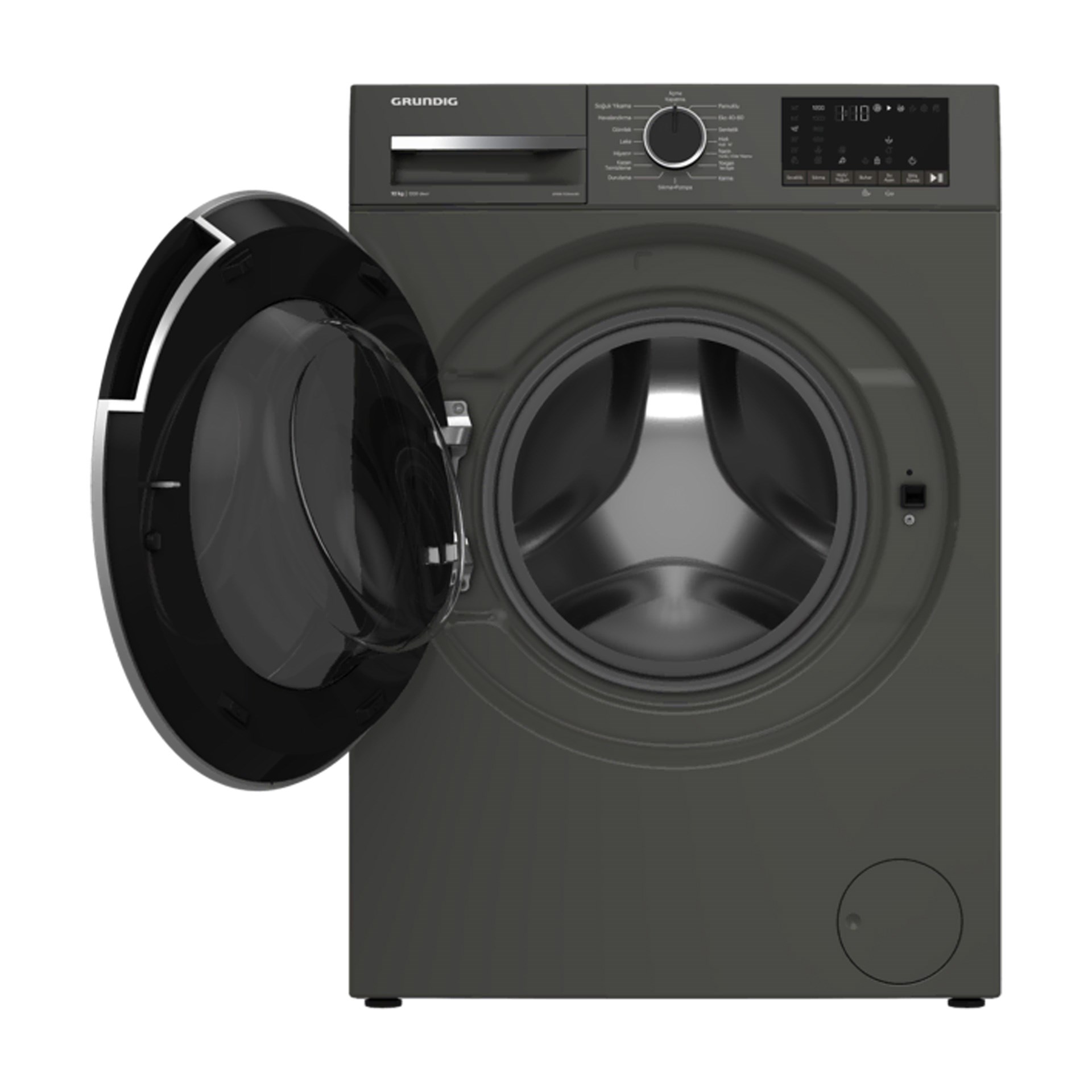 Grundig GPWM-102644MG A Sınıfı 10 kg Çamaşır Makinesi Siyah