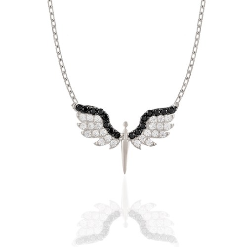 İpek Silver Gümüş Mini Mikailin Kılıcı Kolye EH959