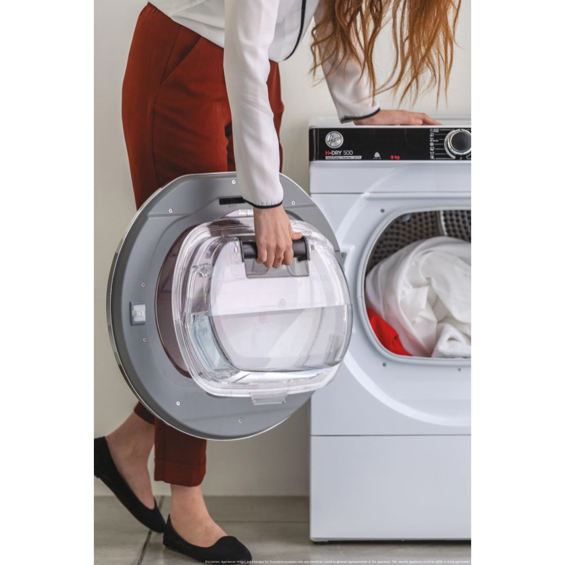 Hoover NDPEH10A2TCBEXSS E 10 Kg Kurutma Makinesi Beyaz