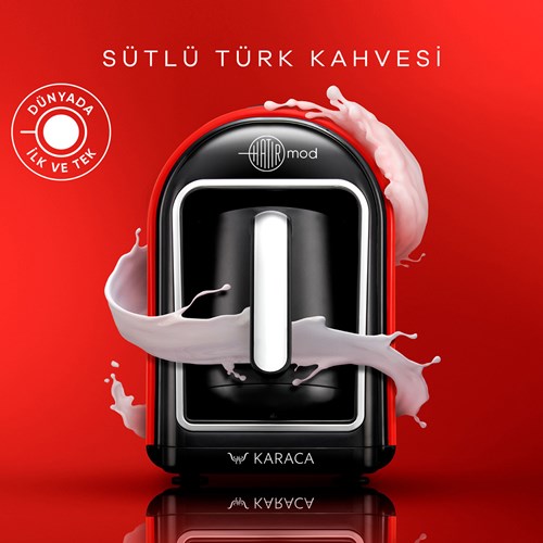 Karaca Hatır Mod Sütlü Türk Kahve Makinesi Kırmızı