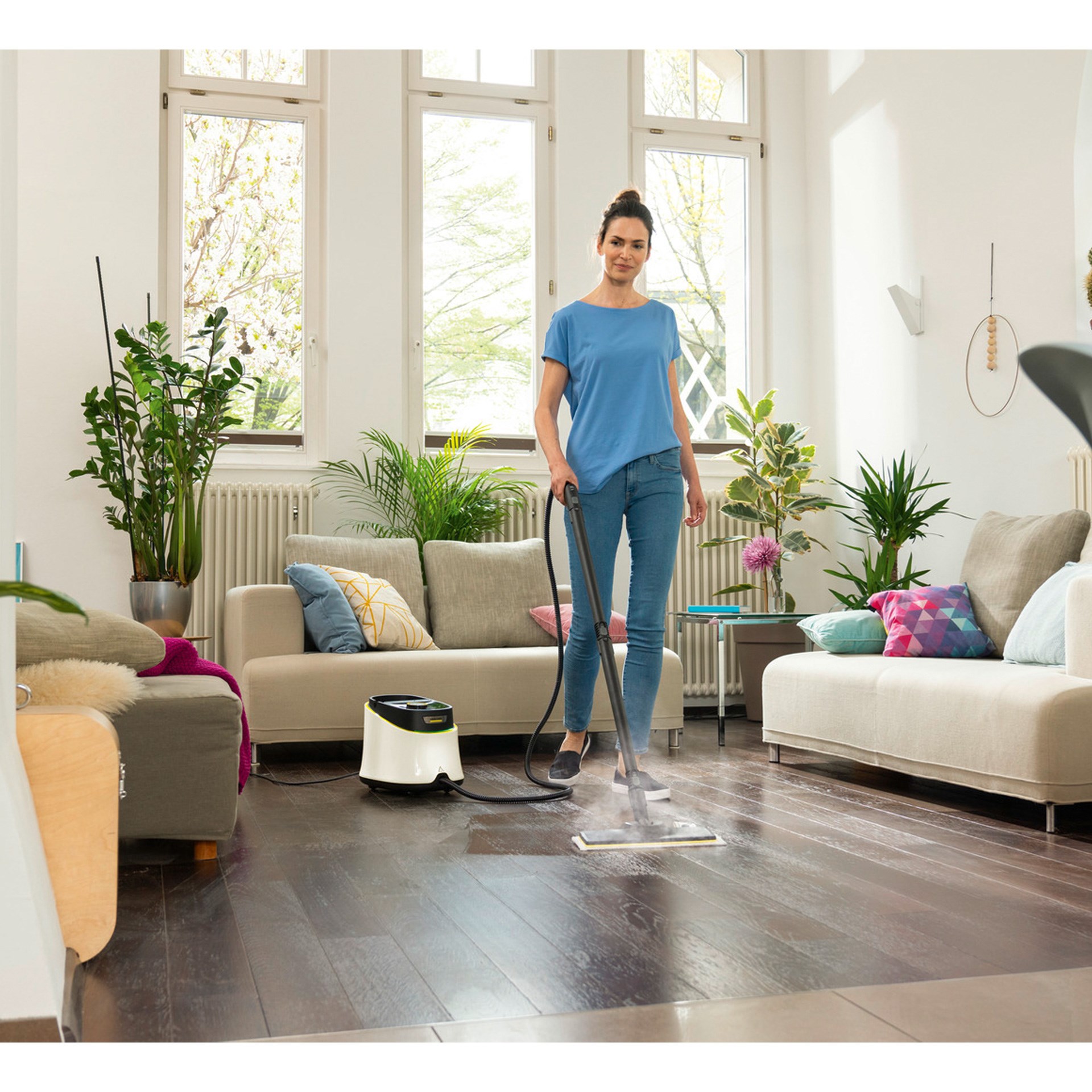 Karcher SC 3 Deluxe EU Buharlı Temizleyici Beyaz | Evkur