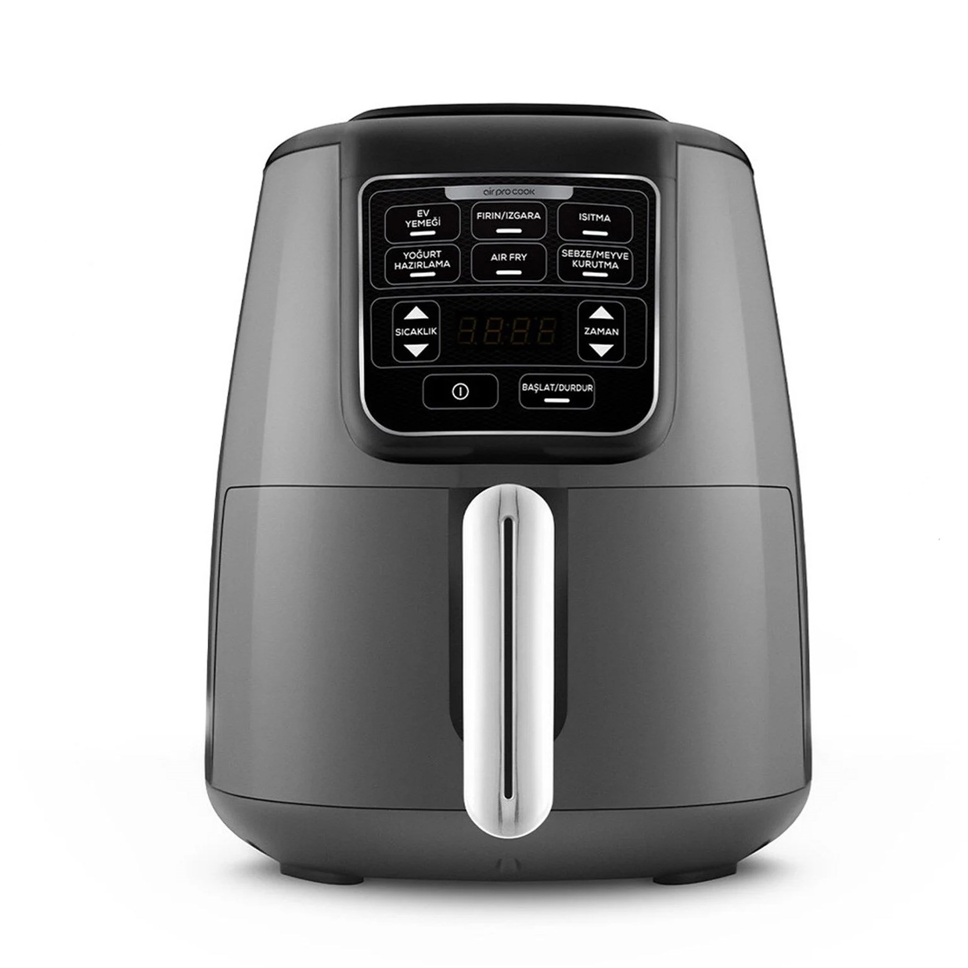 Karaca Air Pro Cook XL 2 in 1 Konuşan Airfryer Space Gray