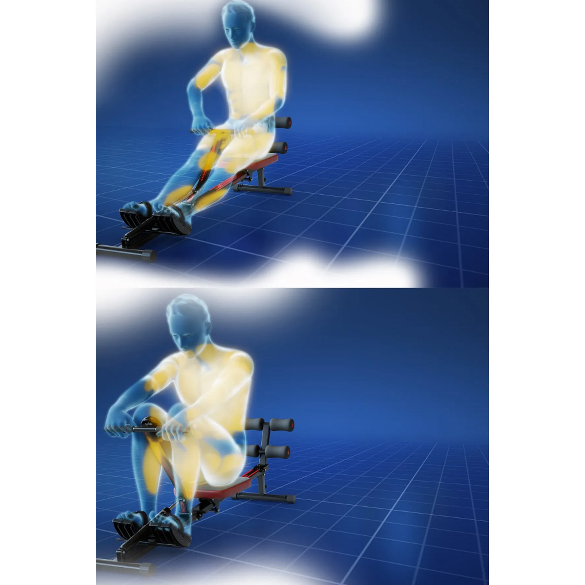 Kochler Row Shaper Kondisyon Küreği - Mekik Aleti - Fitness Aleti -Kondisyon Aleti